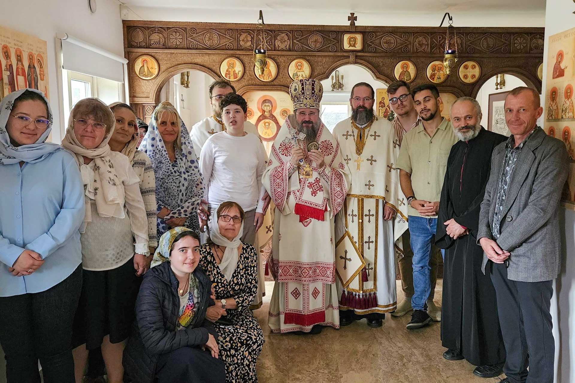 Episcopul Macarie i-a binecuvântat pe românii din nordul Europei