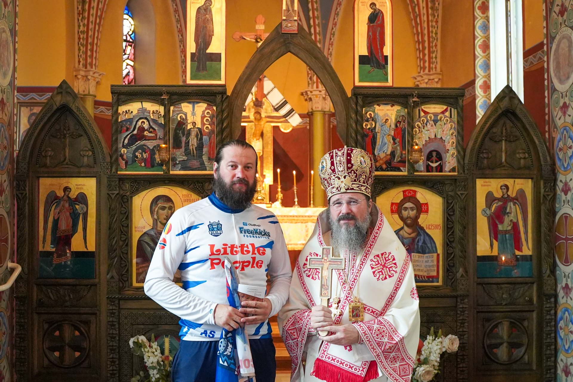 Episcopul Macarie i-a binecuvântat pe românii din nordul Europei