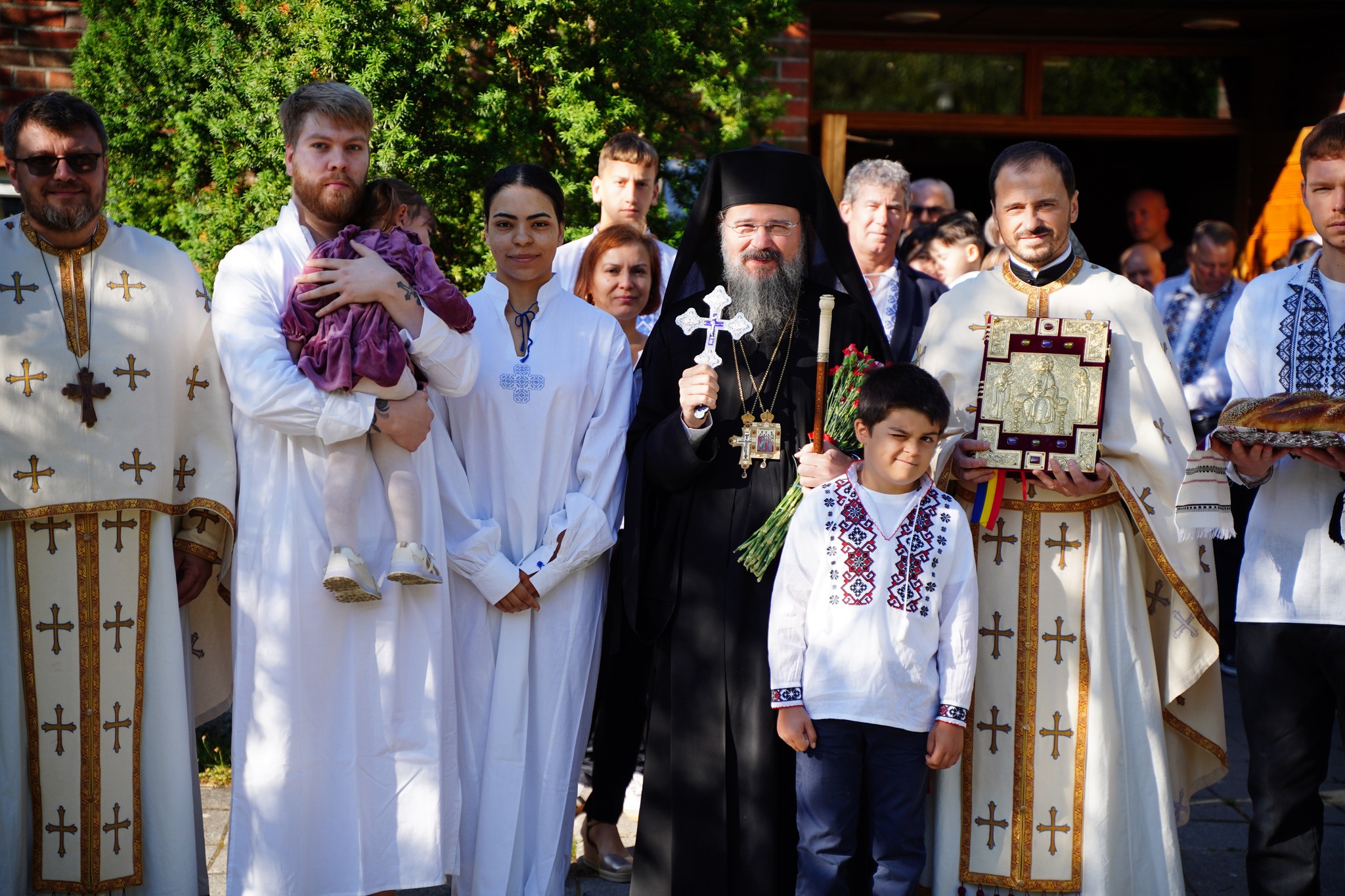 O familie norvegiană a fost botezată la Oslo