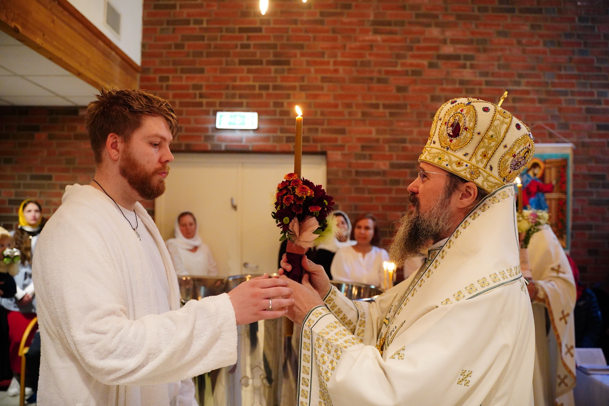 O familie norvegiană a fost botezată la Oslo