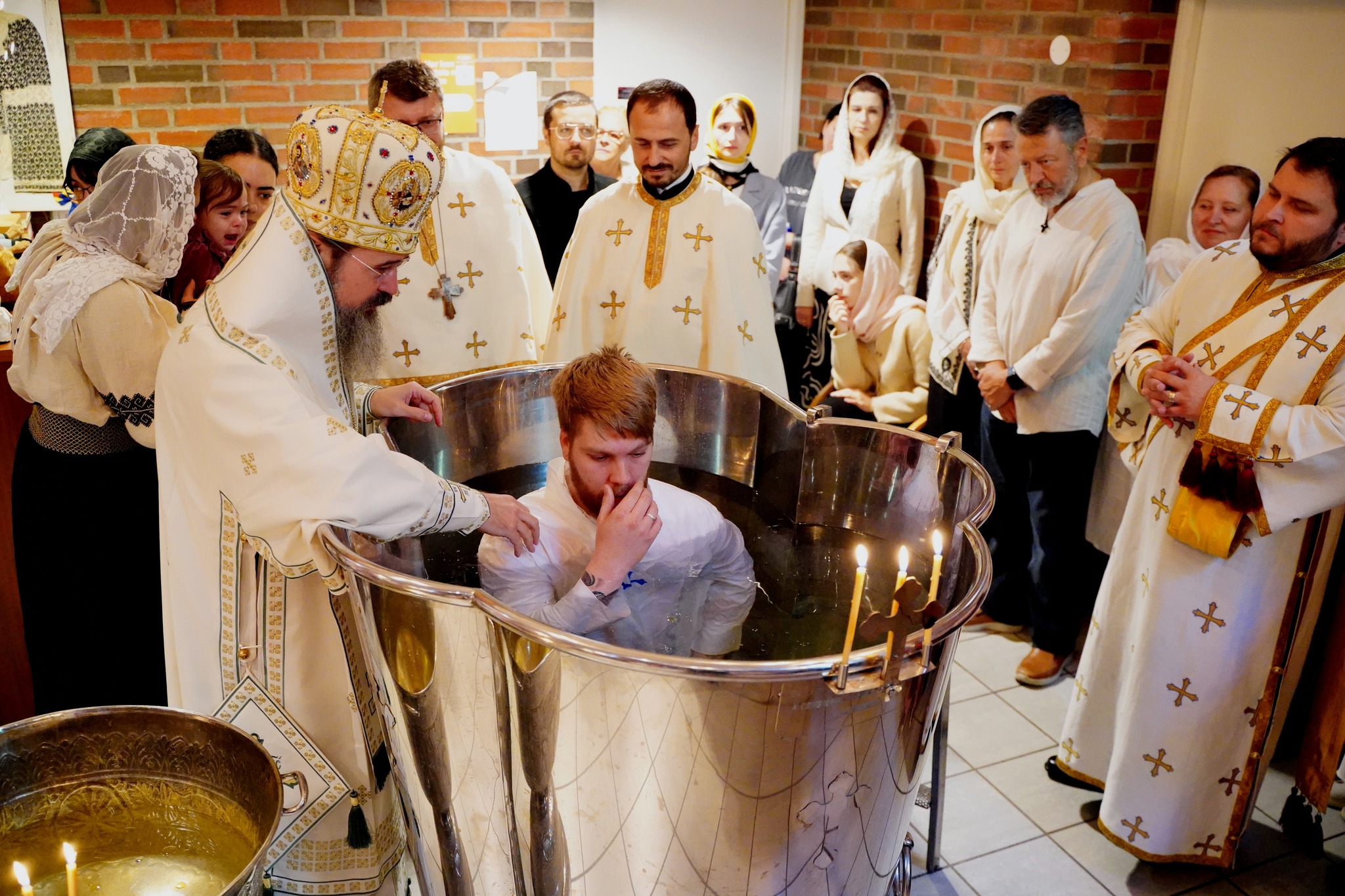 O familie norvegiană a fost botezată la Oslo