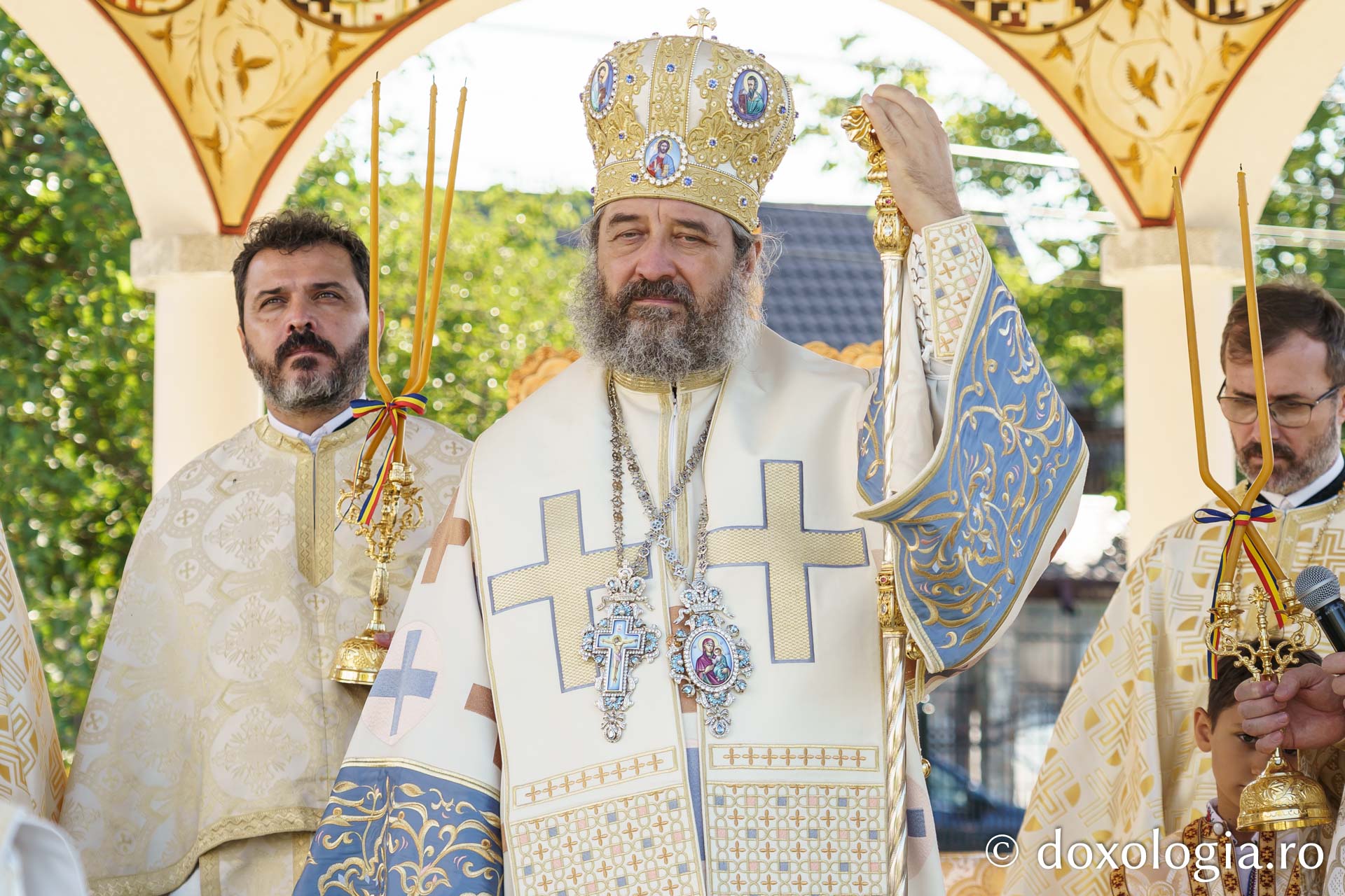 PS Nichifor Botoșăneanul, predicând / Foto: Mihail Vrăjitoru PS Nichifor Botoșăneanul