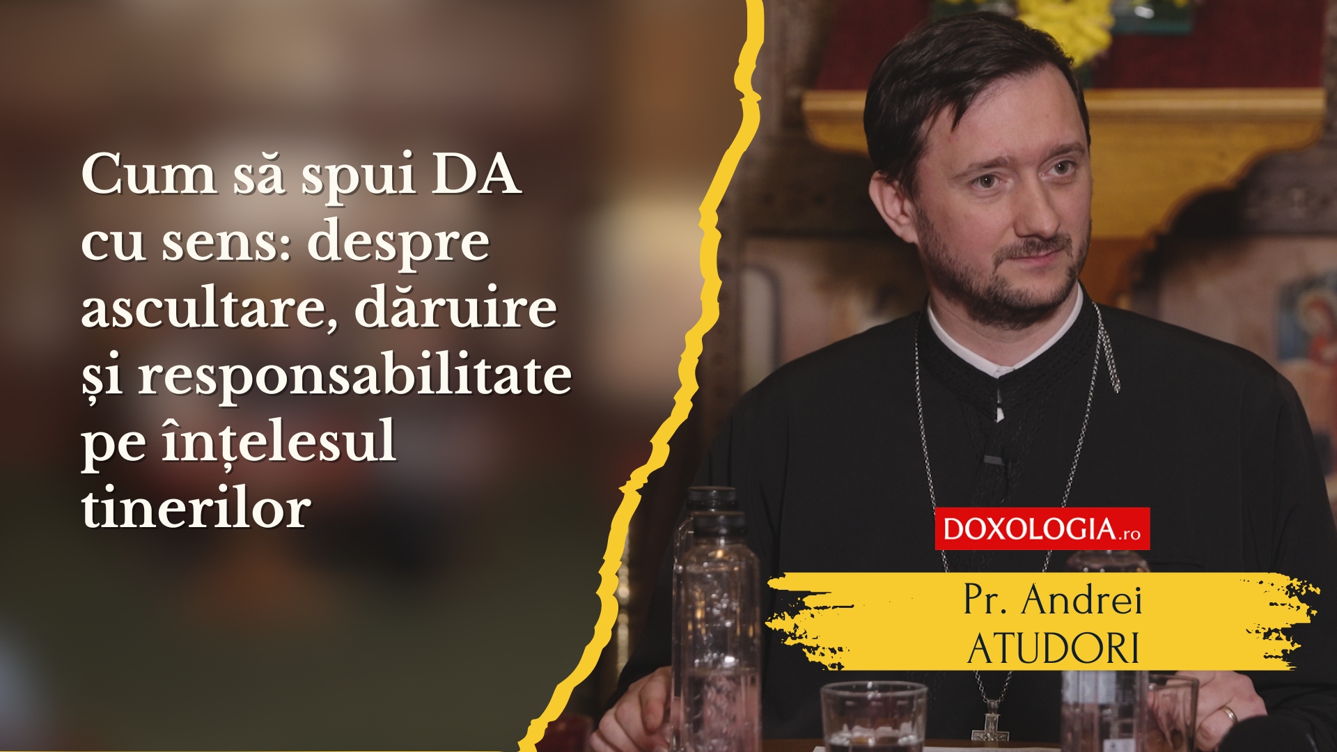 (Video) Cum să spui DA cu sens: despre ascultare, dăruire și responsabilitate pe înțelesul tinerilor