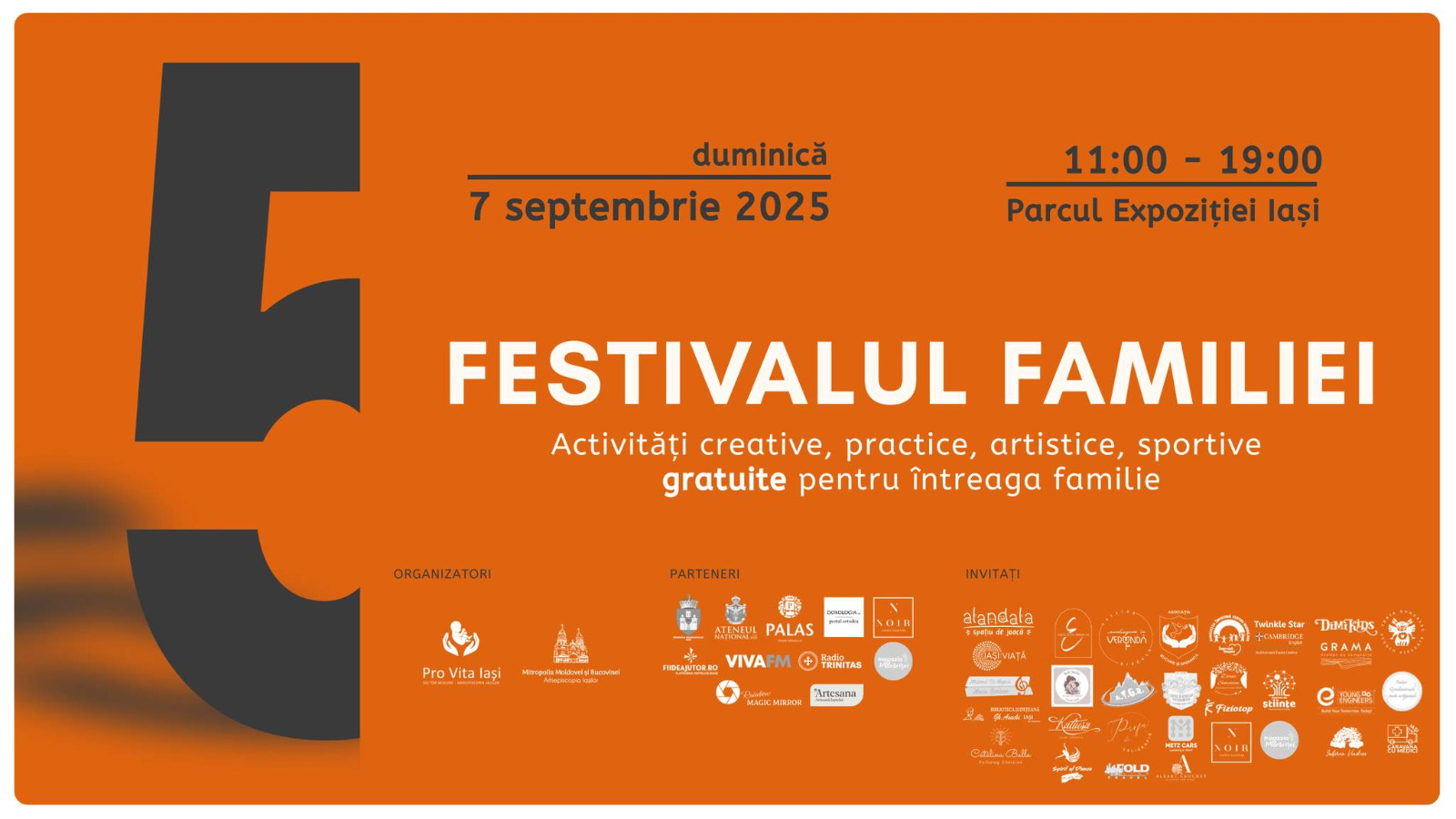 Festivalul Familiei Evenimente care vor avea loc în Arhiepiscopia Iaşilor, în perioada 7-13 septembrie 2025
