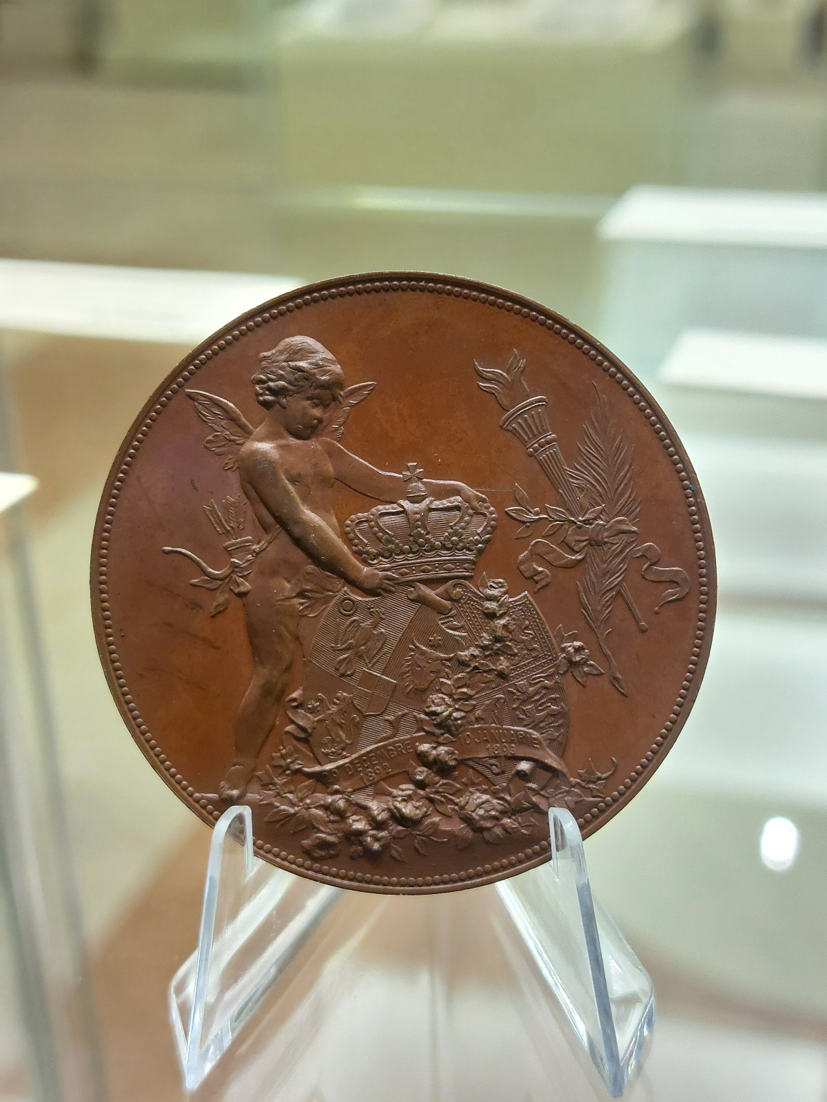 Medalia căsătoriei principesei Maria de Edinburgh cu principele moștenitor Ferdinand al României / Foto: Mihai-Alex Olteanu Medalia căsătoriei principesei Maria de Edinburgh cu principele moștenitor Ferdinand al României