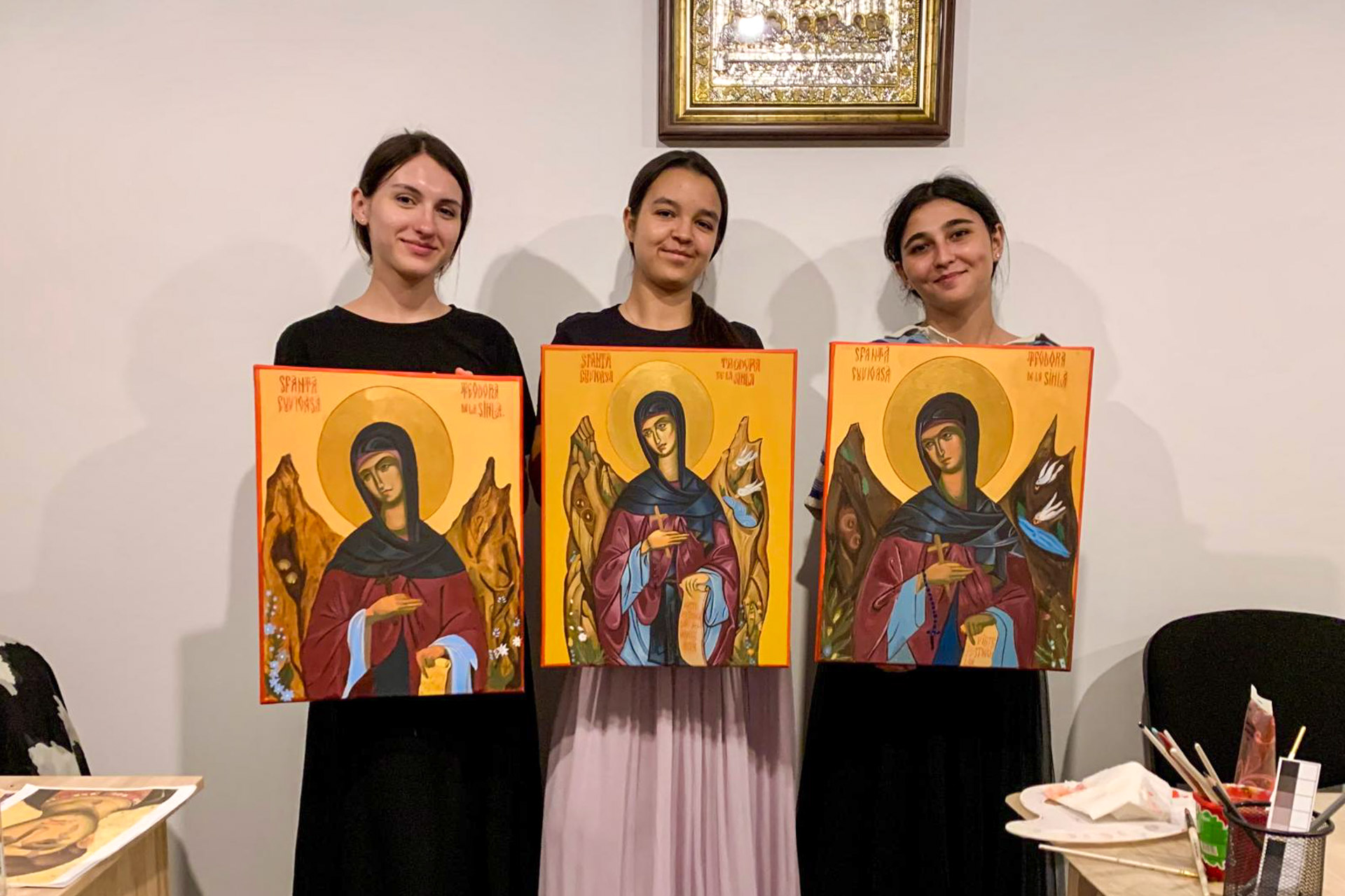 Tabere de pictură iconografică la Mănăstirea Sihăstria