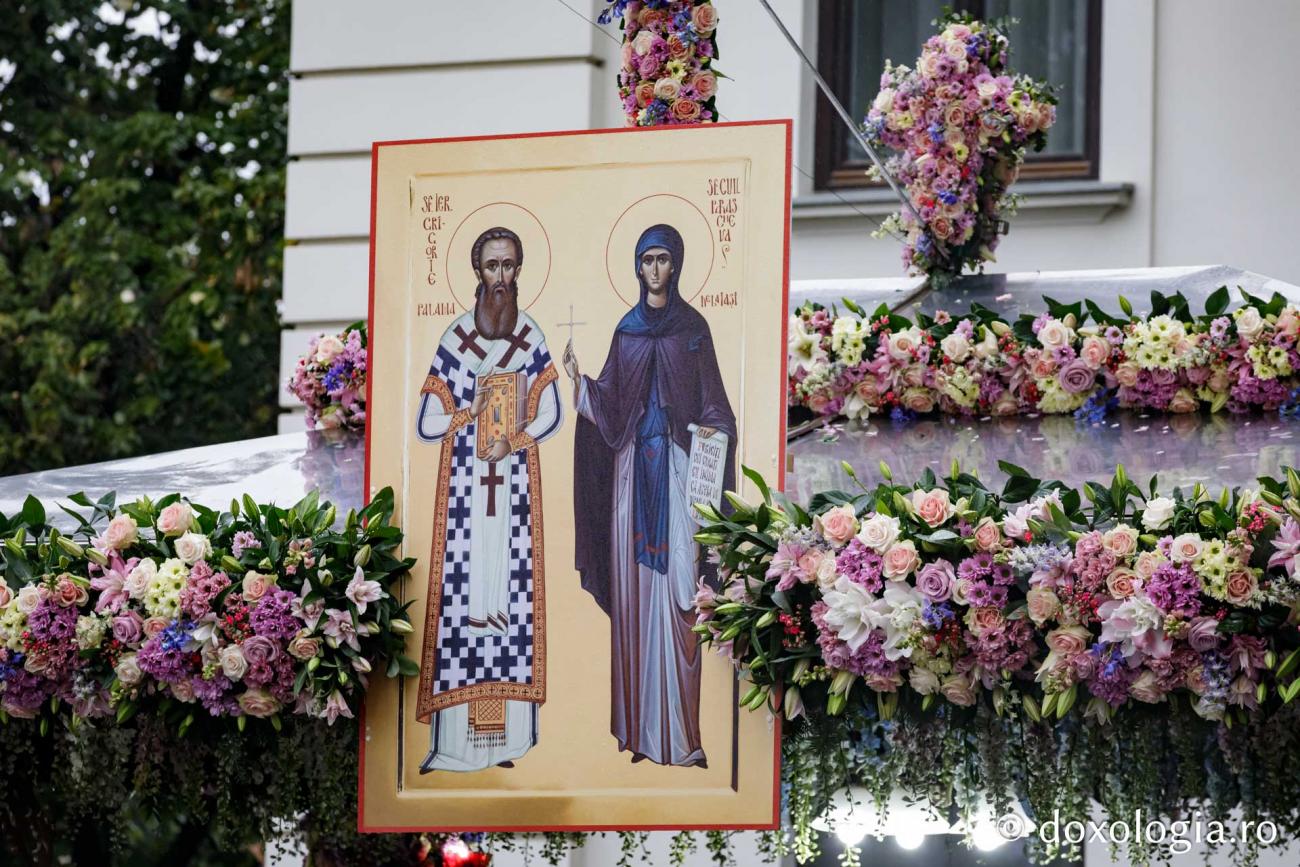 Icoana Sfintei Cuvioase Parascheva și a Sfântului Grigorie Palama / Foto: Oana Nechifor Icoana Sfintei Cuvioase Parascheva și a Sfântului Grigorie Palama / Foto: Oana Nechifor