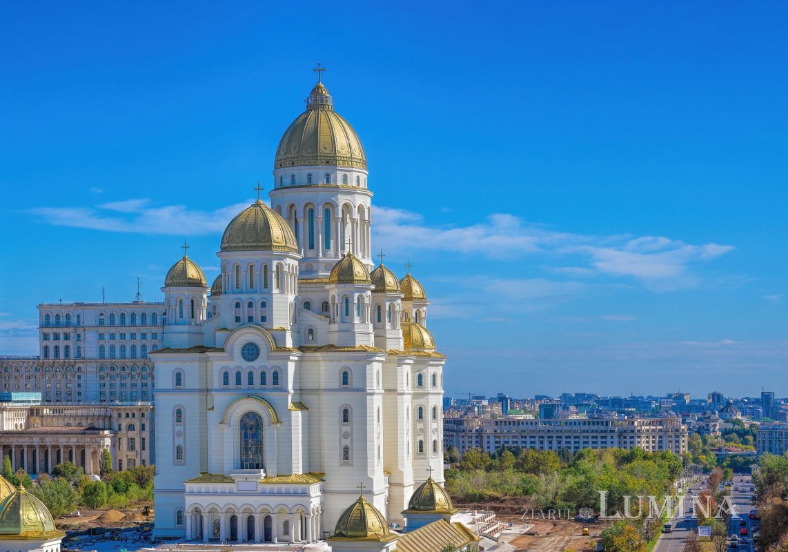 Programul liturgic al Sfințirii picturii Catedralei Naționale / Foto: Ziarul Lumina Catedrala Națională