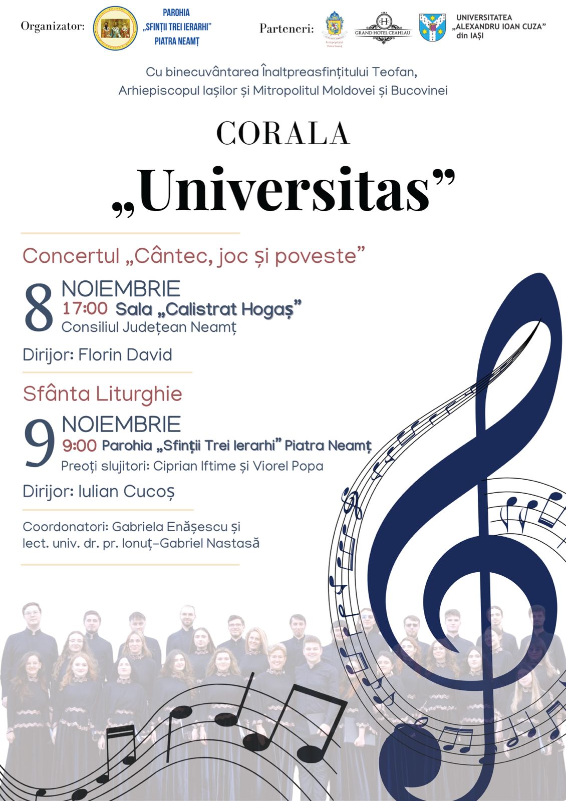 Evenimente care vor avea loc în Arhiepiscopia Iaşilor, în perioada 2-8 noiembrie 2025