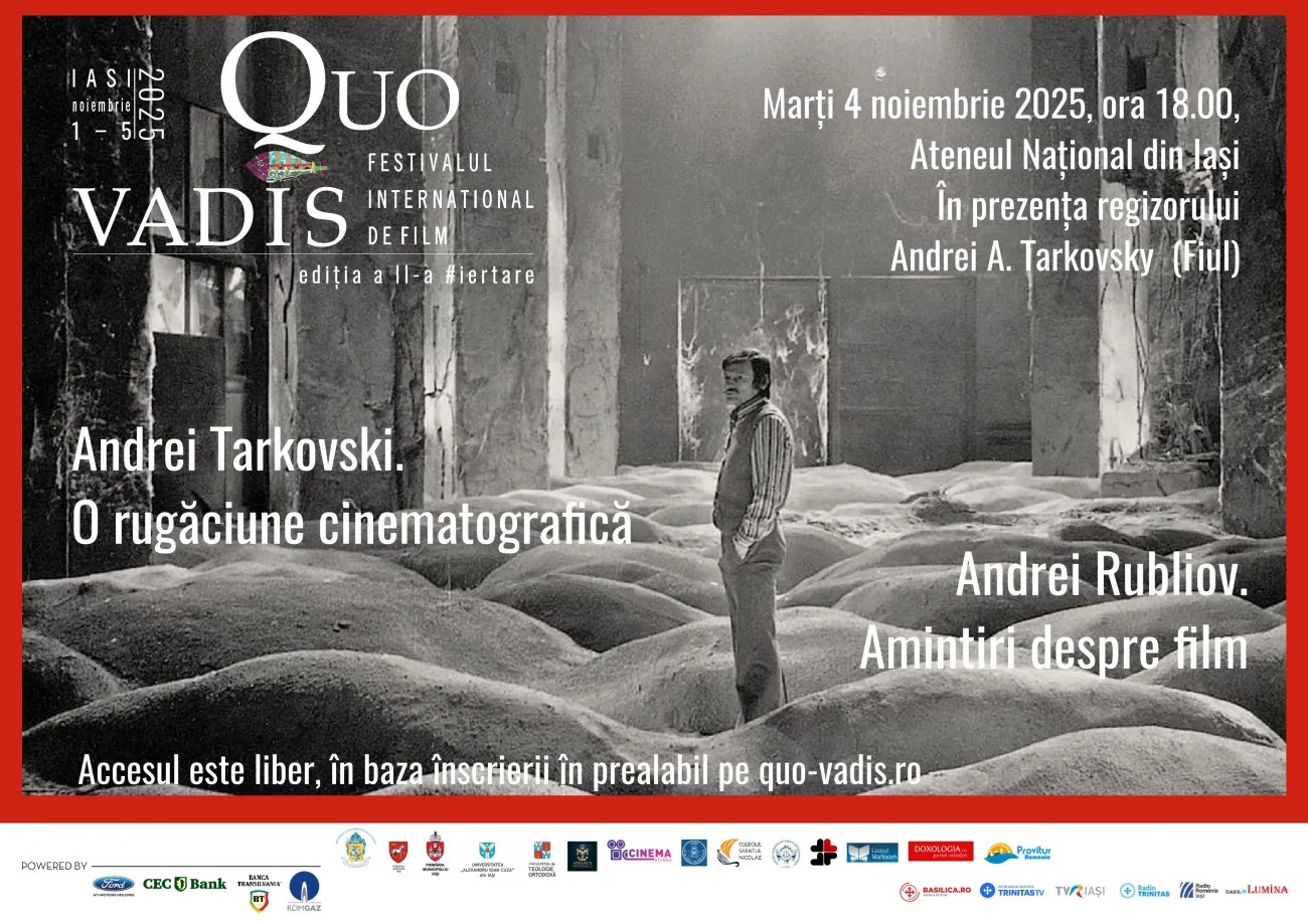 Concursul de scenarii al Festivalului Internațional de Film „Quo Vadis” scoate la lumină creativitatea inspirată de tema iertării Concursul de scenarii al Festivalului Internațional de Film „Quo Vadis” scoate la lumină creativitatea inspirată de tema iertării