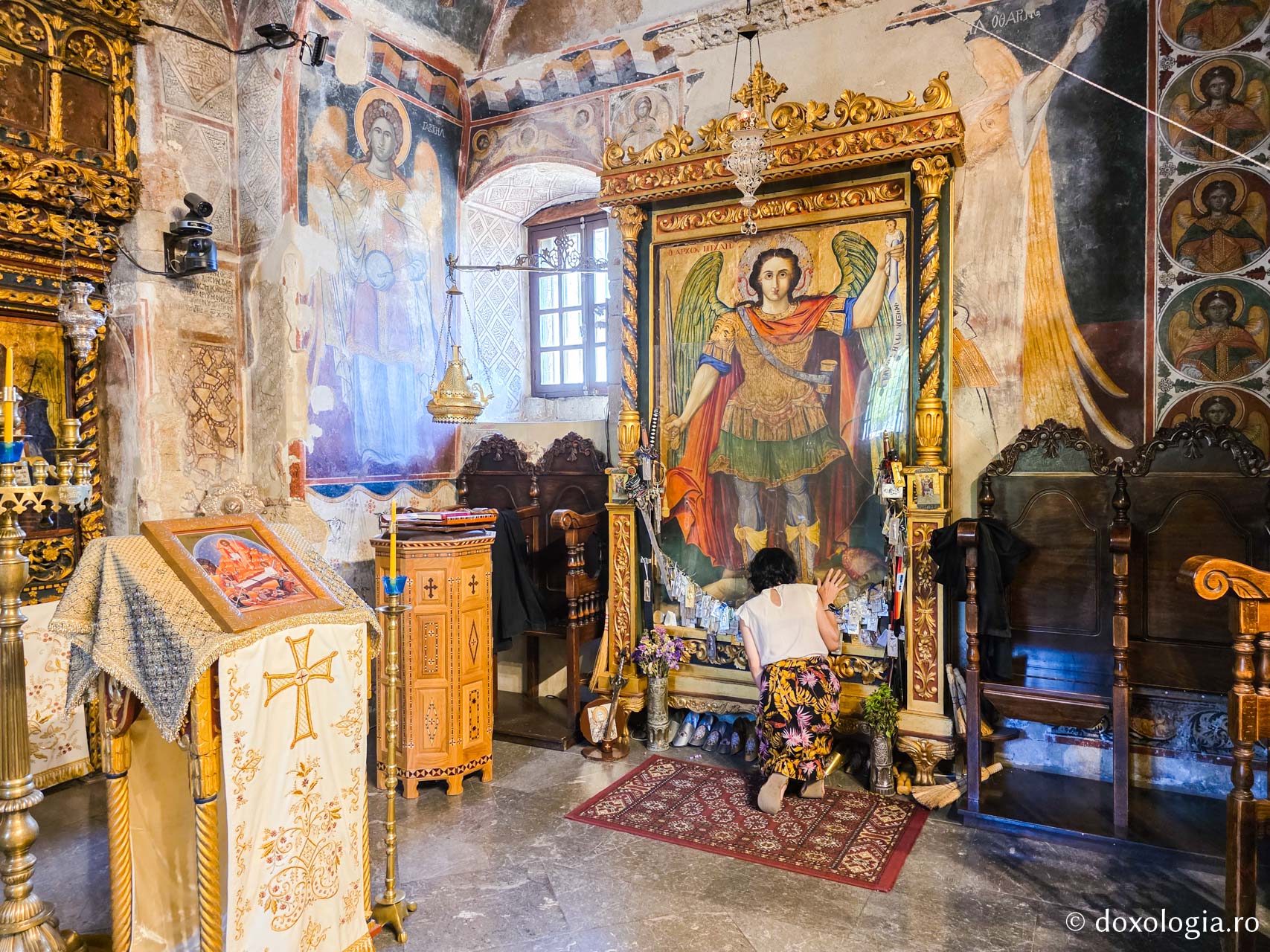 Icoana Sfântului Arhanghel Mihail de la Mănăstirea Tharri din Insula Rodos
