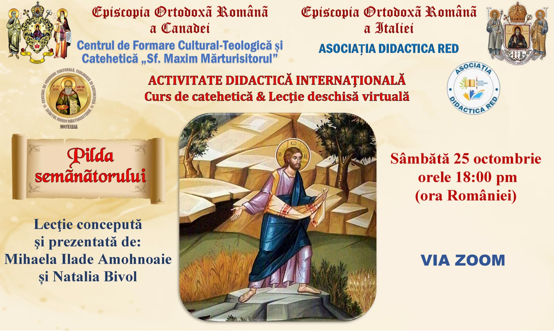 Lecții deschise de religie și cateheze, cu participare internațională Lecții deschise de religie și cateheze, cu participare internațională