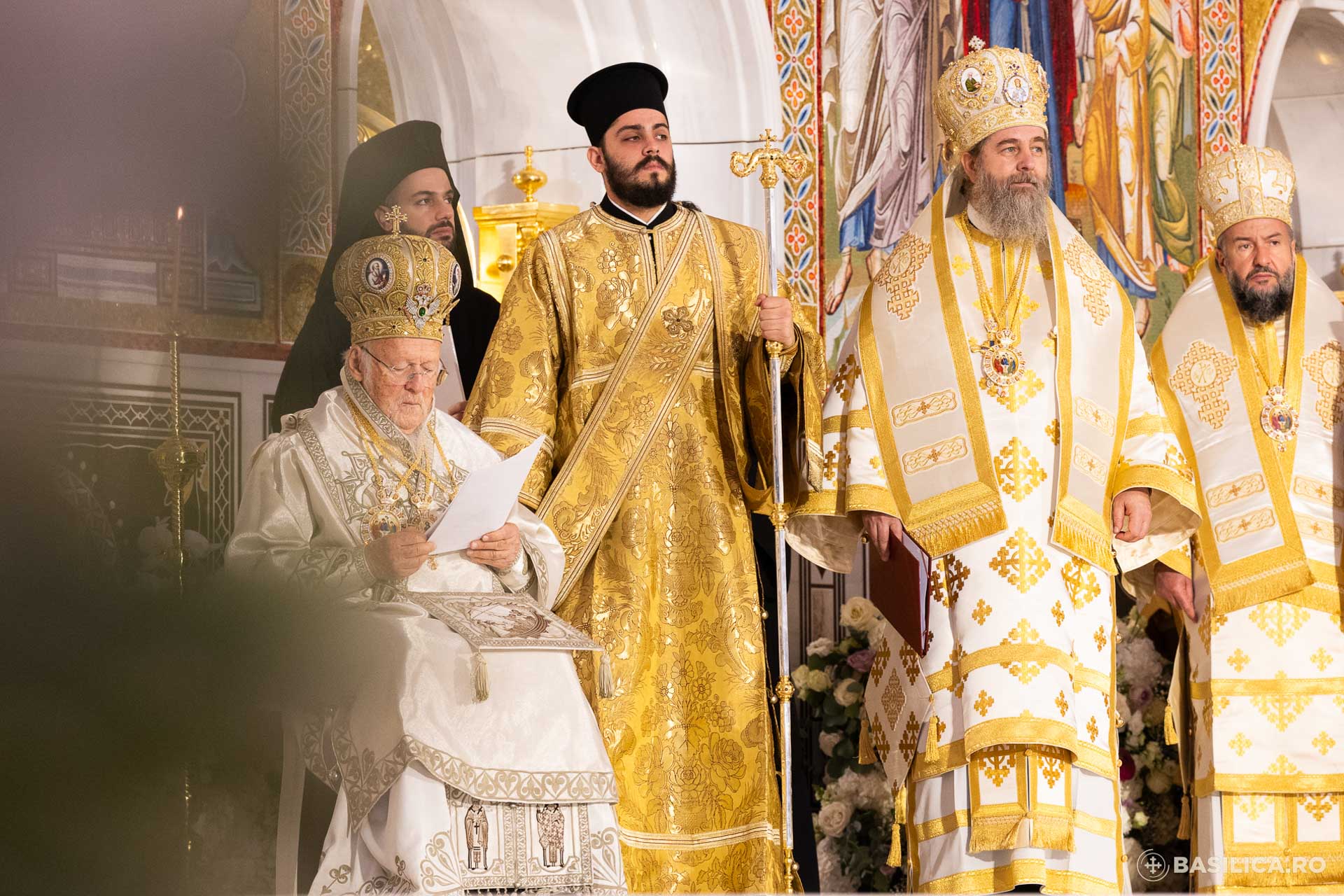 Patriarhul Ecumenic Bartolomeu I / Foto: Raluca-Emanuela Ene / basilica.ro Cuvântul Patriarhului Ecumenic Bartolomeu la Dumnezeiasca Liturghie săvârșită la Catedrala Patriarhală din București