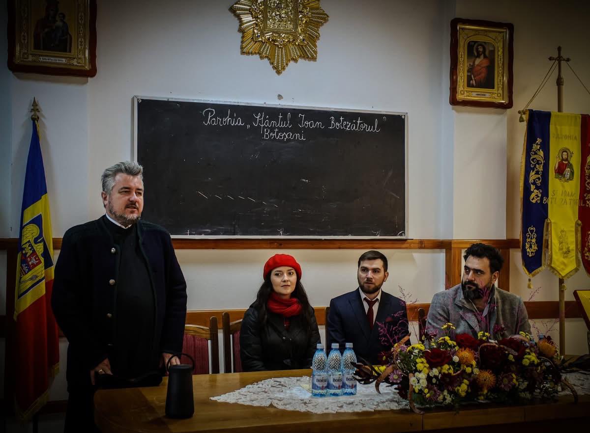 Atelier de muzică psaltică pentru tinerii din Botoșani, susținut de dirijorul Corului „Byzantion”