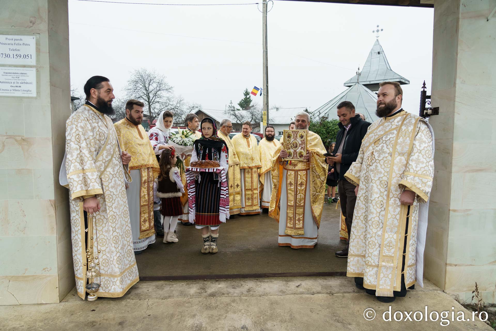 Liturghie baptismală și hirotonie întru diacon la Parohia Tudor Vladimirescu – Albești