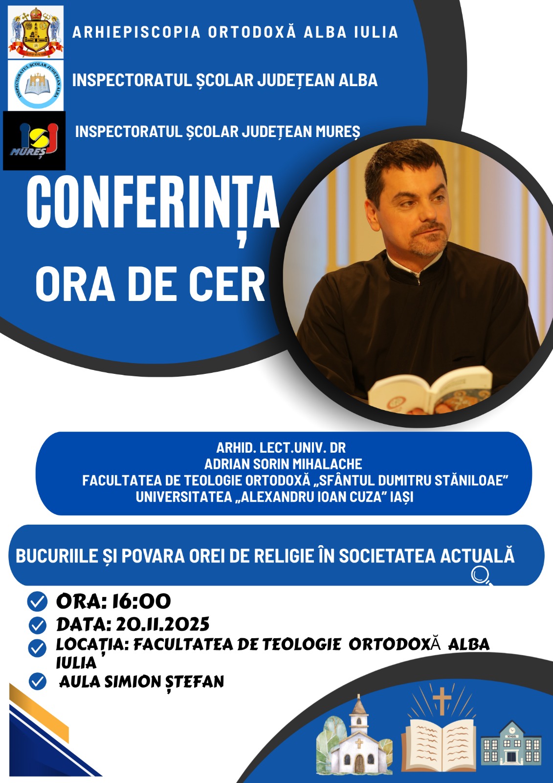 Arhid. lect. univ. dr. Adrian Sorin Mihalache va susține o serie de conferințe naționale despre familie, educație și liniștea interioară