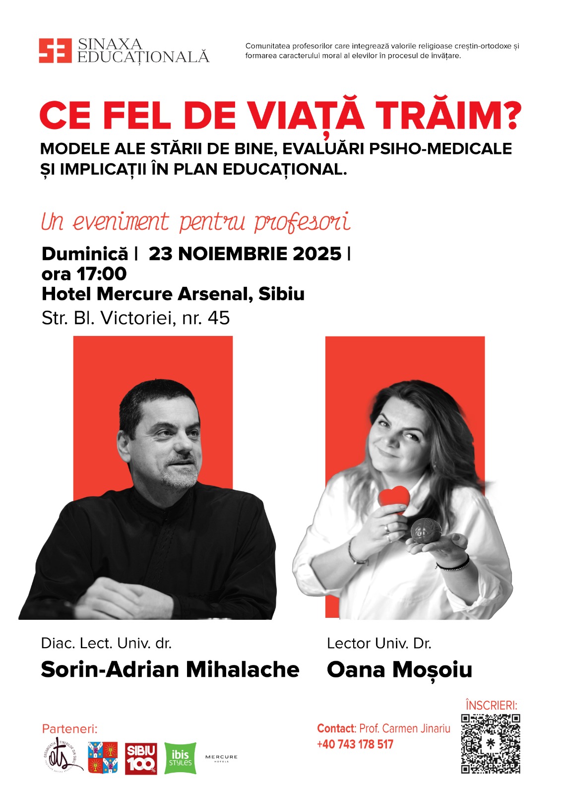 Arhid. lect. univ. dr. Adrian Sorin Mihalache va susține o serie de conferințe naționale despre familie, educație și liniștea interioară