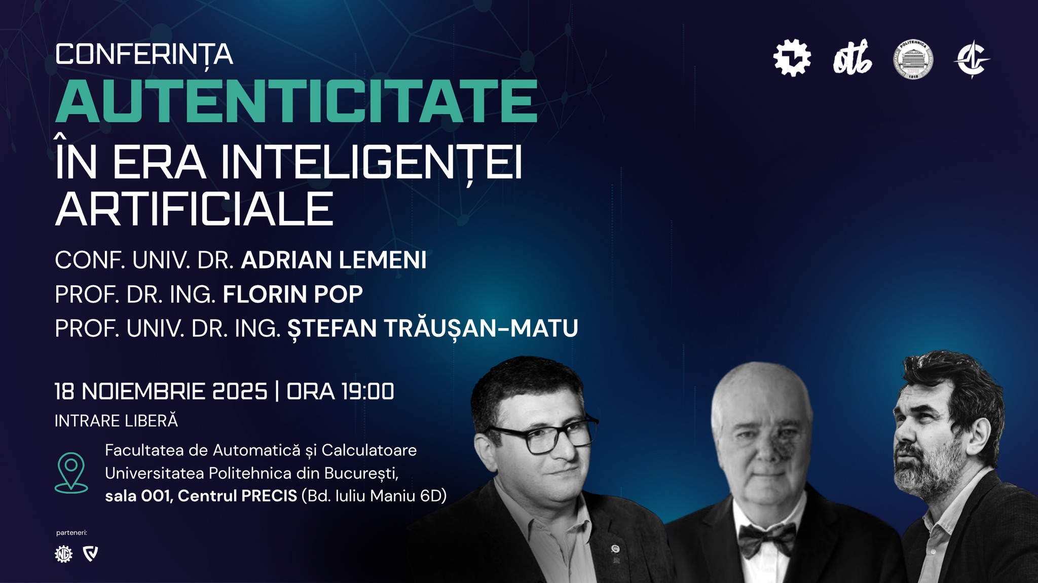 Autenticitate în era inteligenței artificiale – conferință la Universitatea Politehnica din București