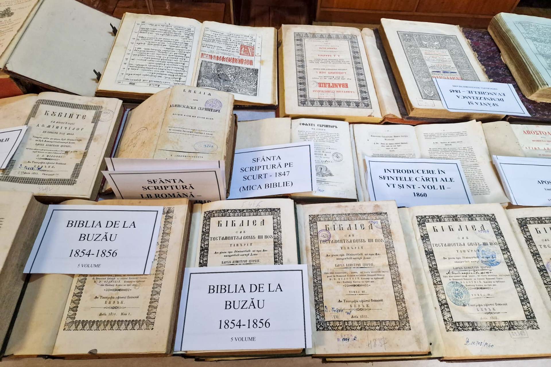 Biblia peste veacuri: expoziție bibliofilă la Seminarul de la Neamț