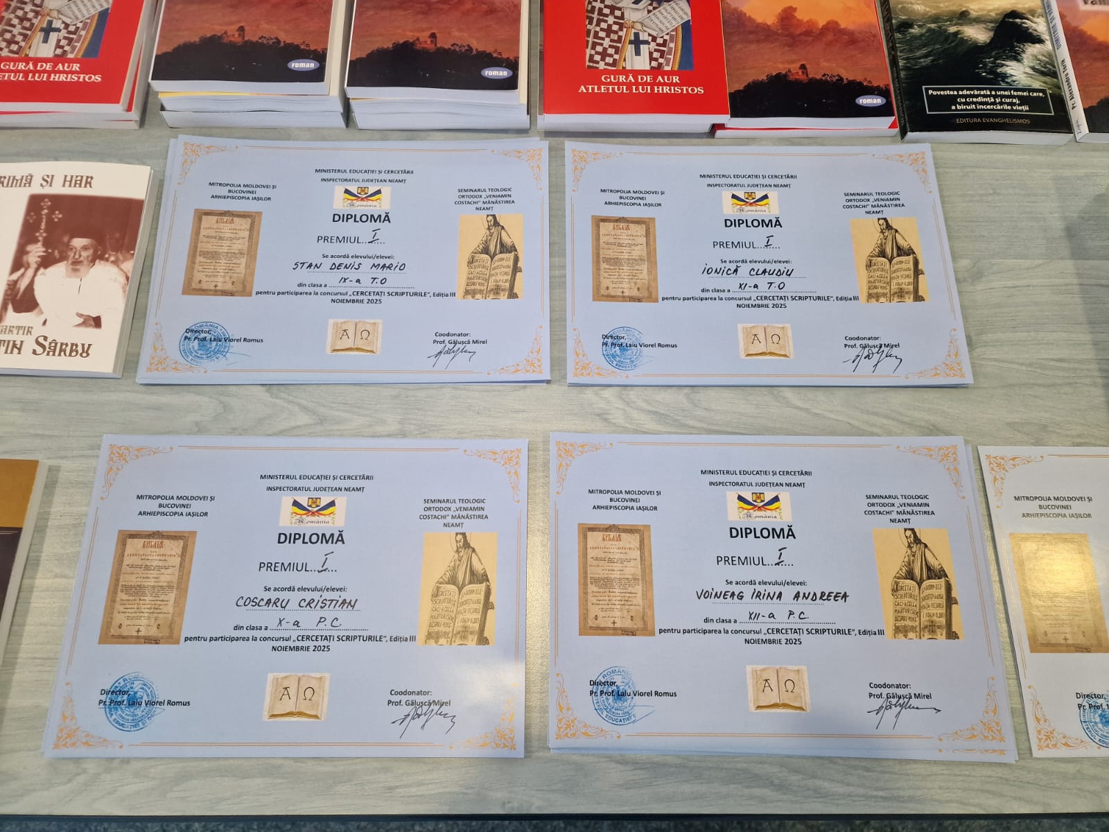 Concursul „Cercetați Scripturile…”, ediția a III-a – o chemare la lumina Cuvântului în Săptămâna Sfintei Scripturi, la Seminarul de la Mănăstirea Neamț