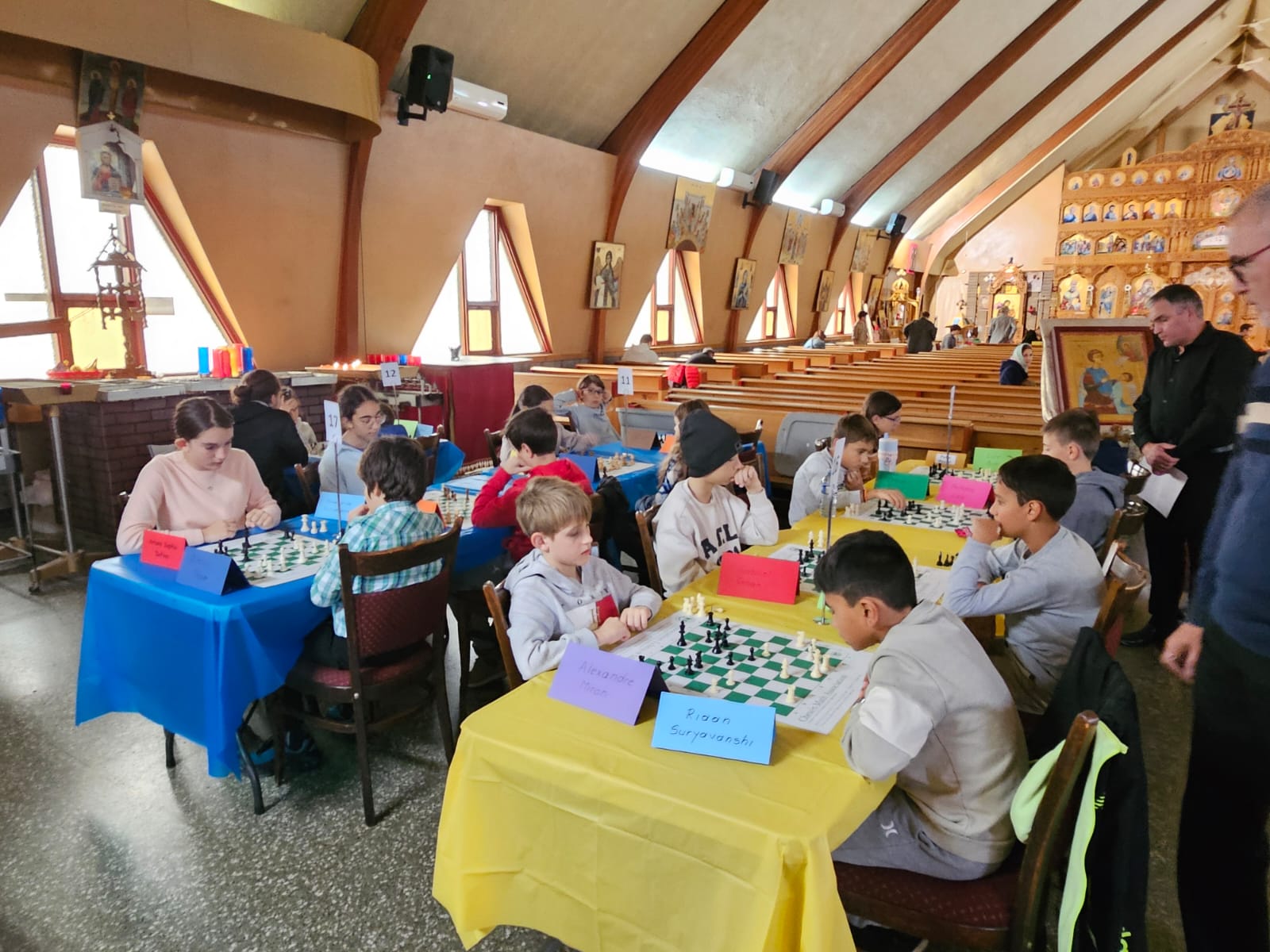 Ediție aniversară a turneului de șah al Catedralei Episcopale „Sfântul Mare Mucenic Gheorghe și Sfinții Mucenici Epictet și Astion” din Saint-Hubert