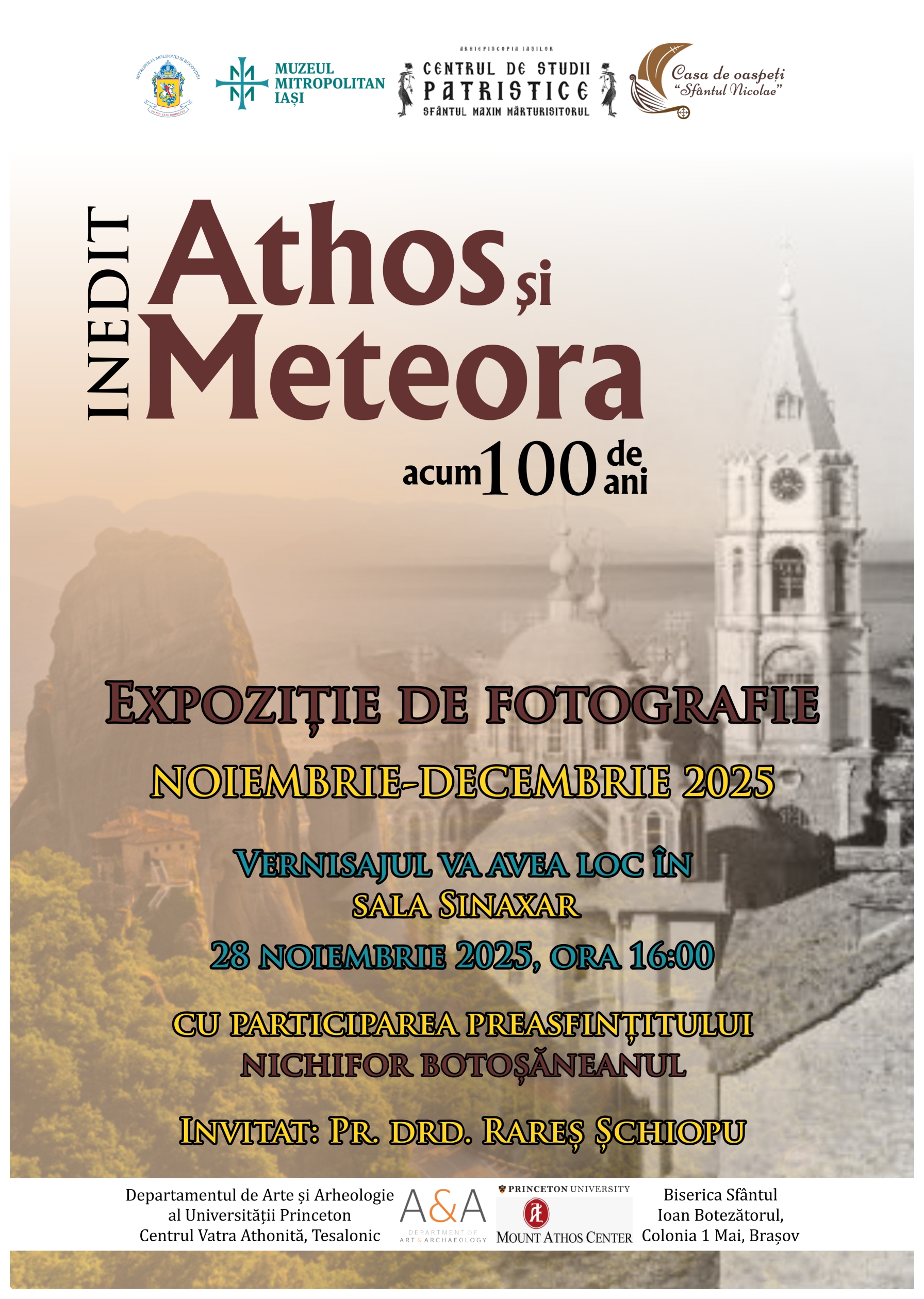 Exponate rare din Athos și Meteora, prezentate la Iași invitație la o călătorie vizuală în timp