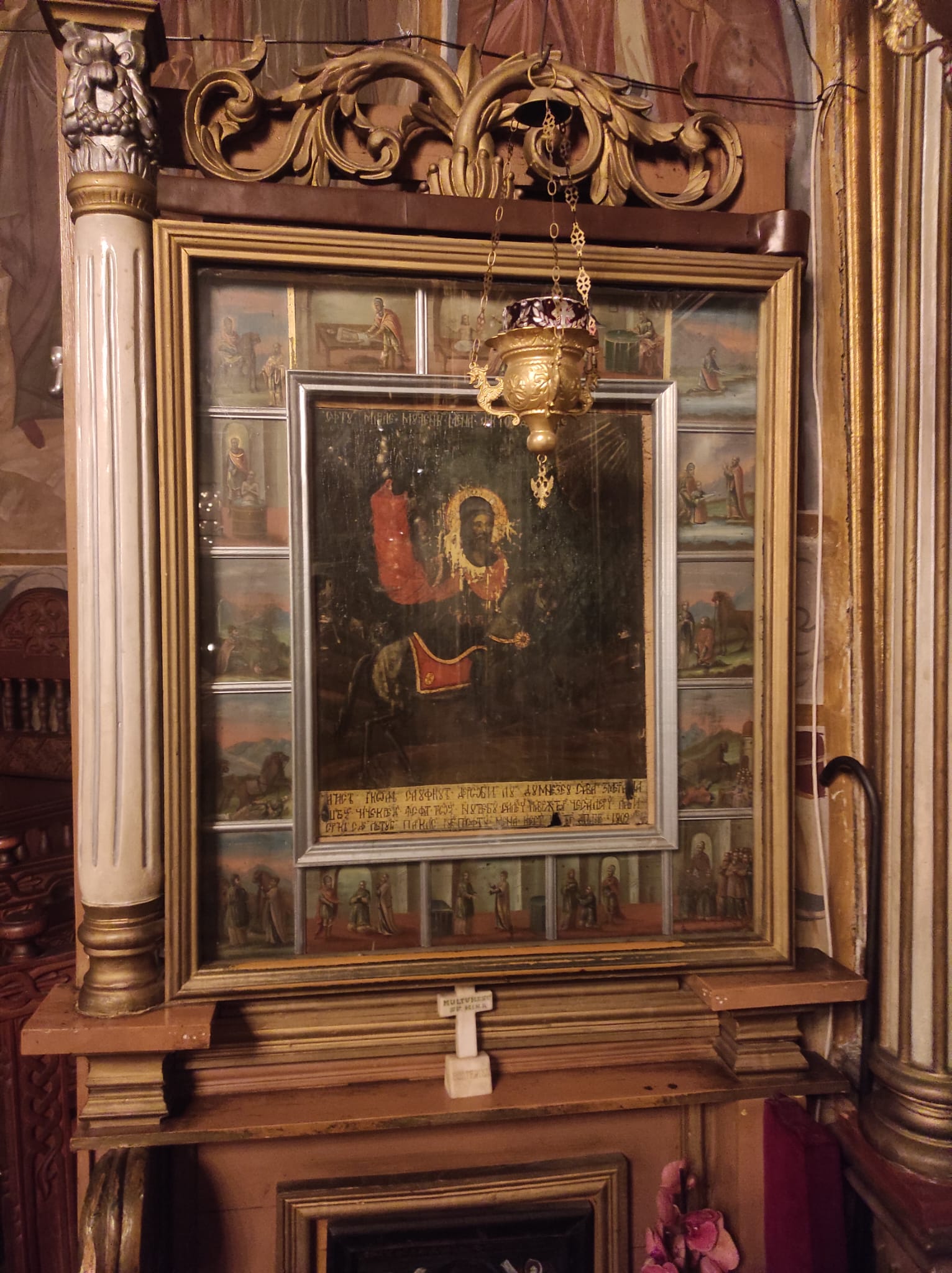 Comoara spirituală a Iașului: icoana făcătoare de minuni a Sfântului Mare Mucenic Mina