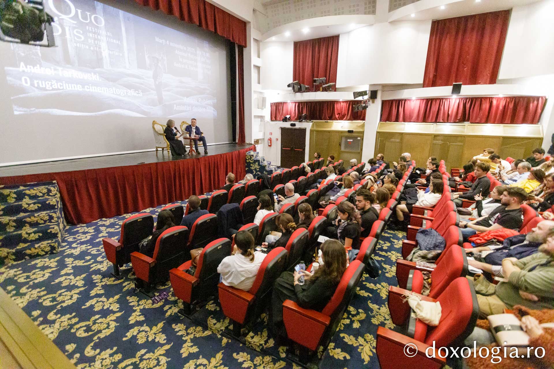 Proiecția filmelor „Andrei Tarkovski. O rugăciune cinematografică” și „Andrei Rubliov. Amintiri despre film”