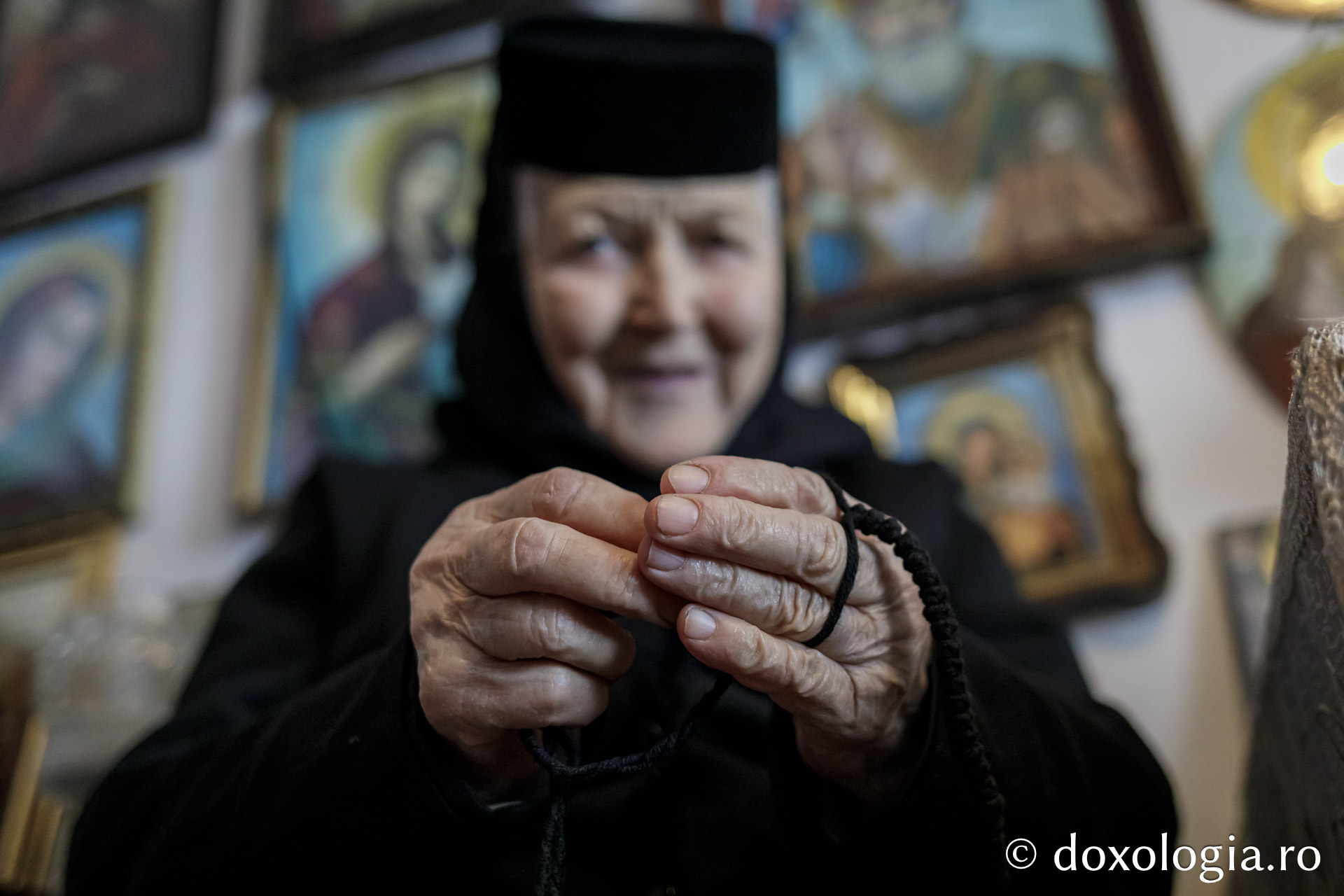 Maica Filofteia Juncanaru de la Mănăstirea Văratec