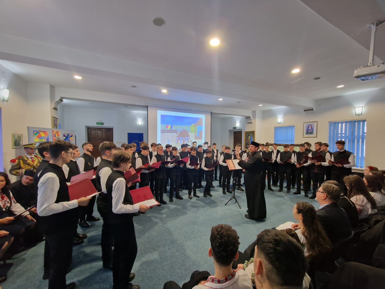 Ziua României, serbată la Seminarul Teologic „Veniamin Costachi” de la Mănăstirea Neamț