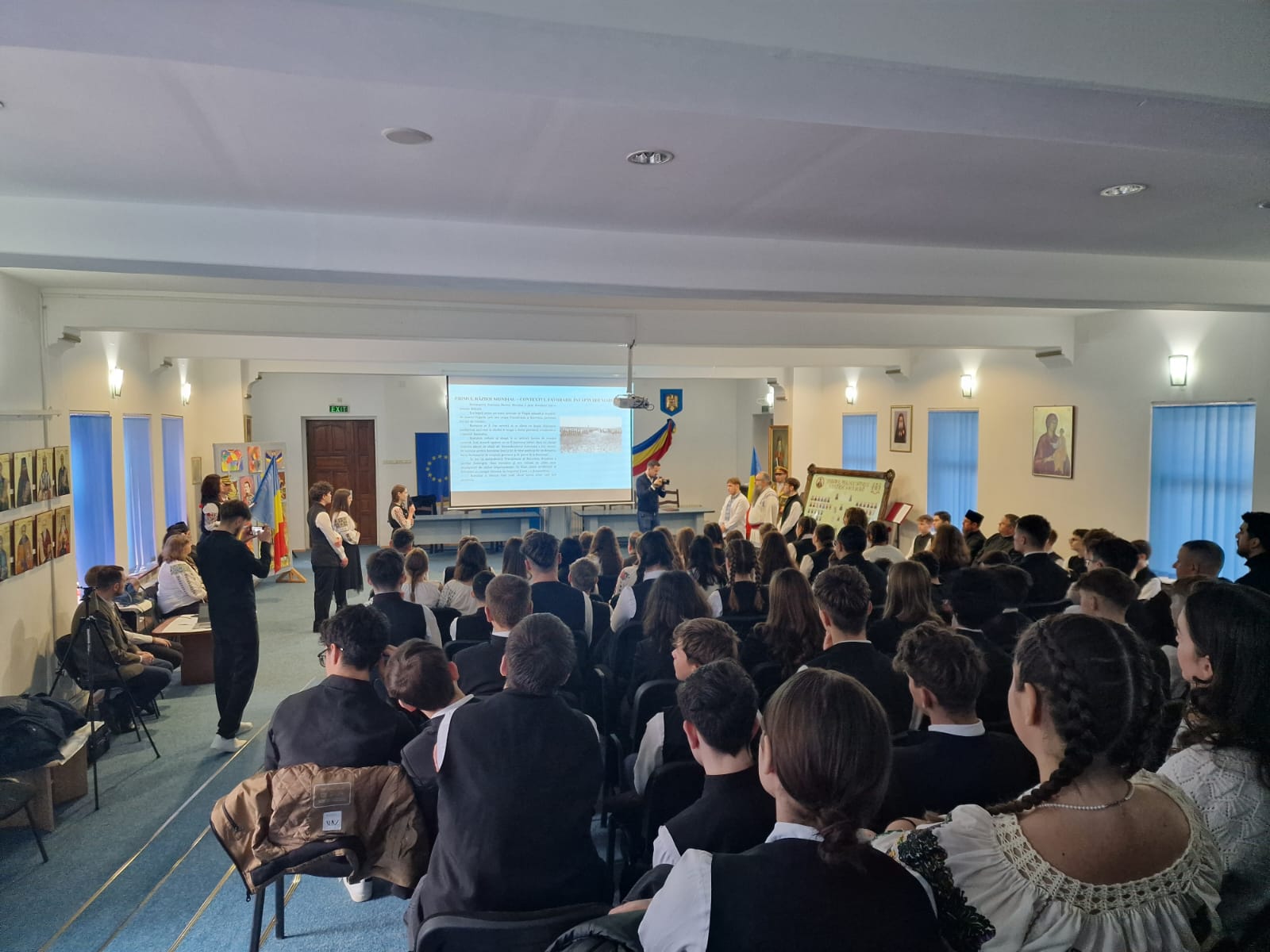 Ziua României, serbată la Seminarul Teologic „Veniamin Costachi” de la Mănăstirea Neamț