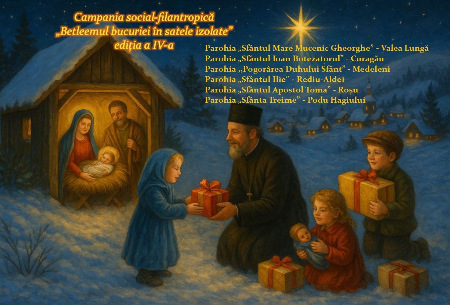 Campania social-filantropică „Betleemul bucuriei în satele izolate”, ediția a IV-a