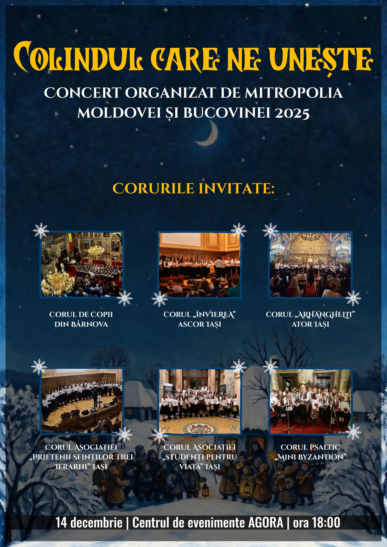 Concertul de colinde al Mitropoliei Moldovei și Bucovinei 2025 | Comunicat de presă