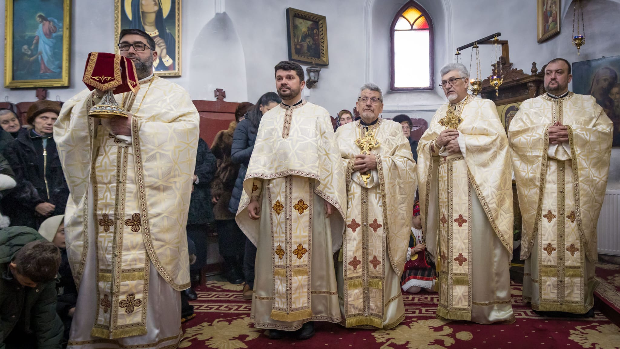 Slujbă arhierească, de sărbătoarea Sfântului Ioan Botezătorul, la Hârlău