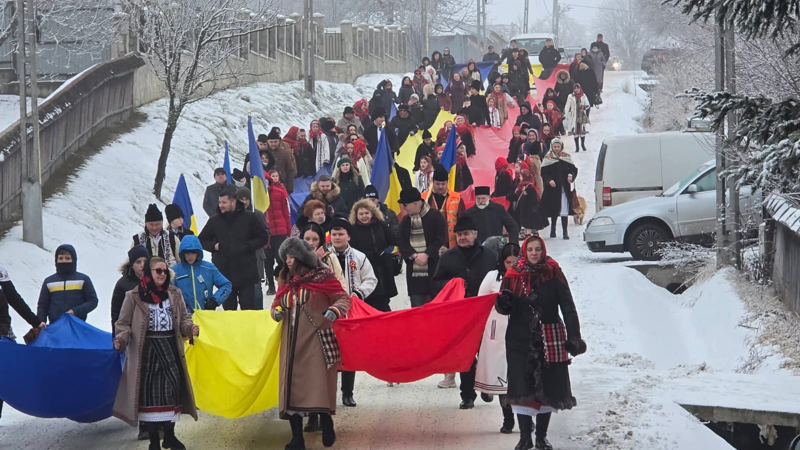 Ziua Unirii la Negrești - Neamț: „Tricolorul Călător și Rugător”, pelerinaj al unității, credinței și memoriei naționale