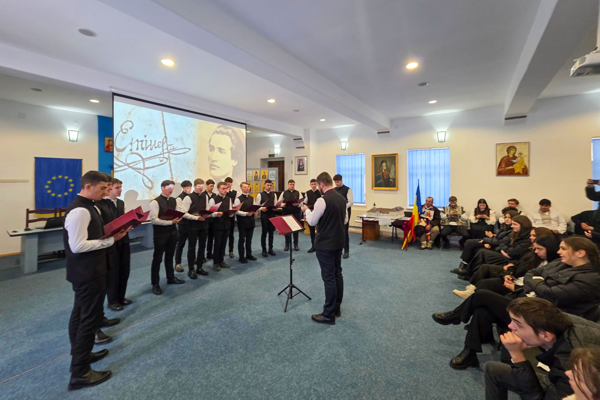 Eminescu, punte între teologie și cultura națională, la Seminarul de la Neamț