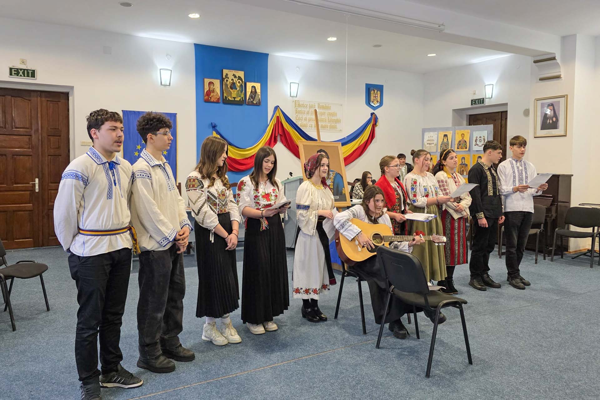 Unirea Principatelor, evocată la Seminarul Teologic de la Mănăstirea Neamț