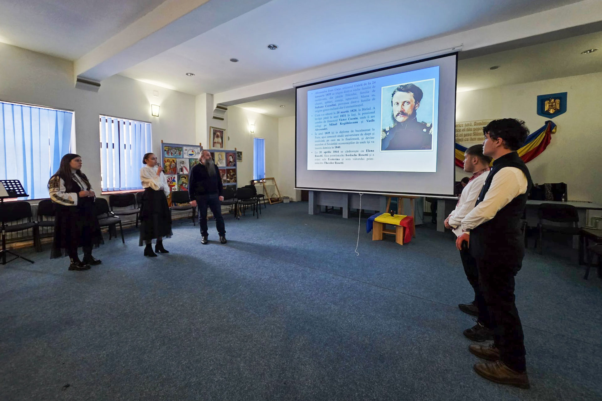 Unirea Principatelor, evocată la Seminarul Teologic de la Mănăstirea Neamț