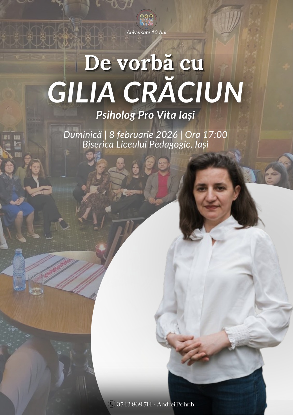 Evenimente care vor avea loc în Arhiepiscopia Iaşilor, în perioada 8-14 februarie 2026