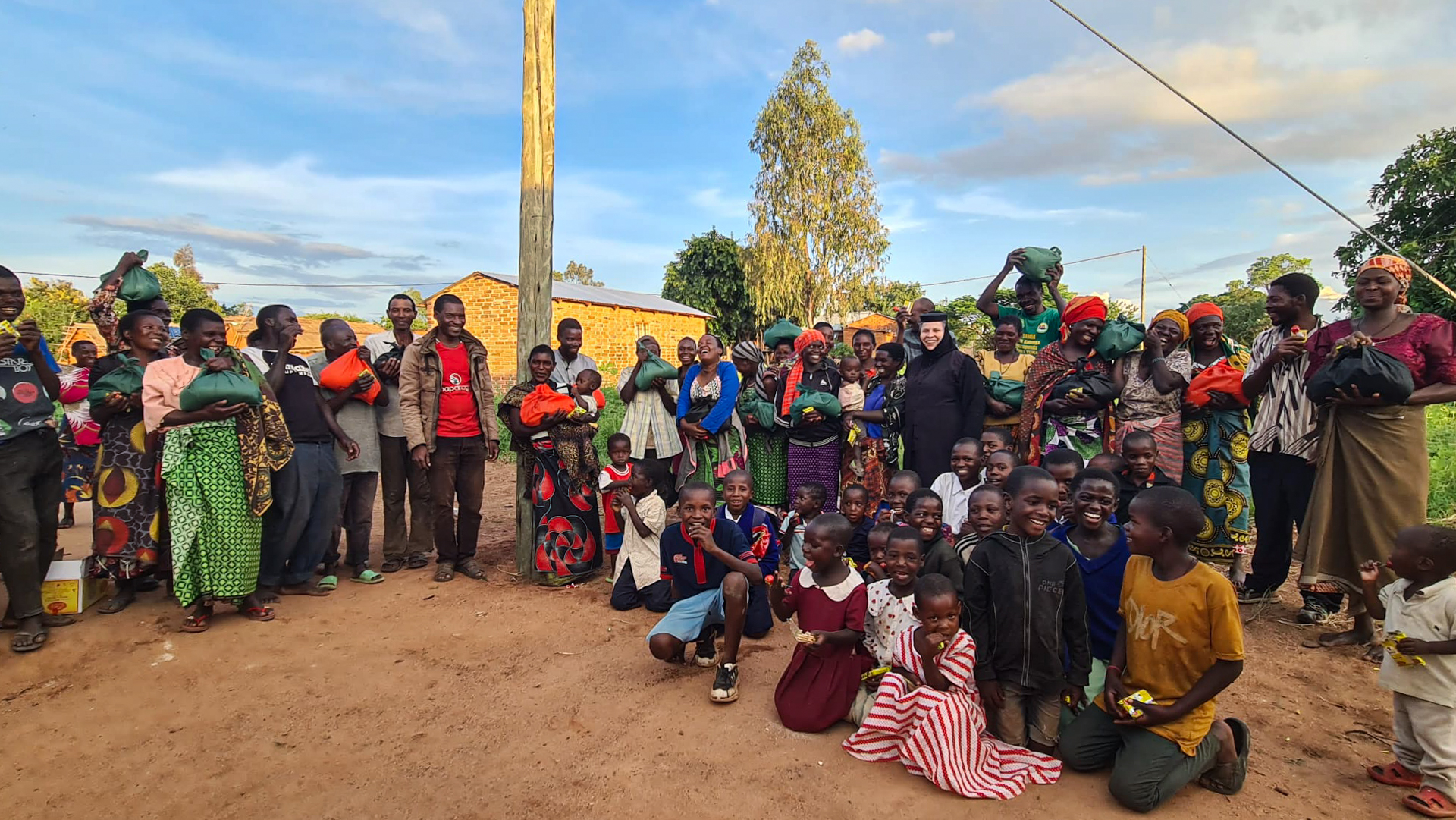 Casele din satul Mbumi