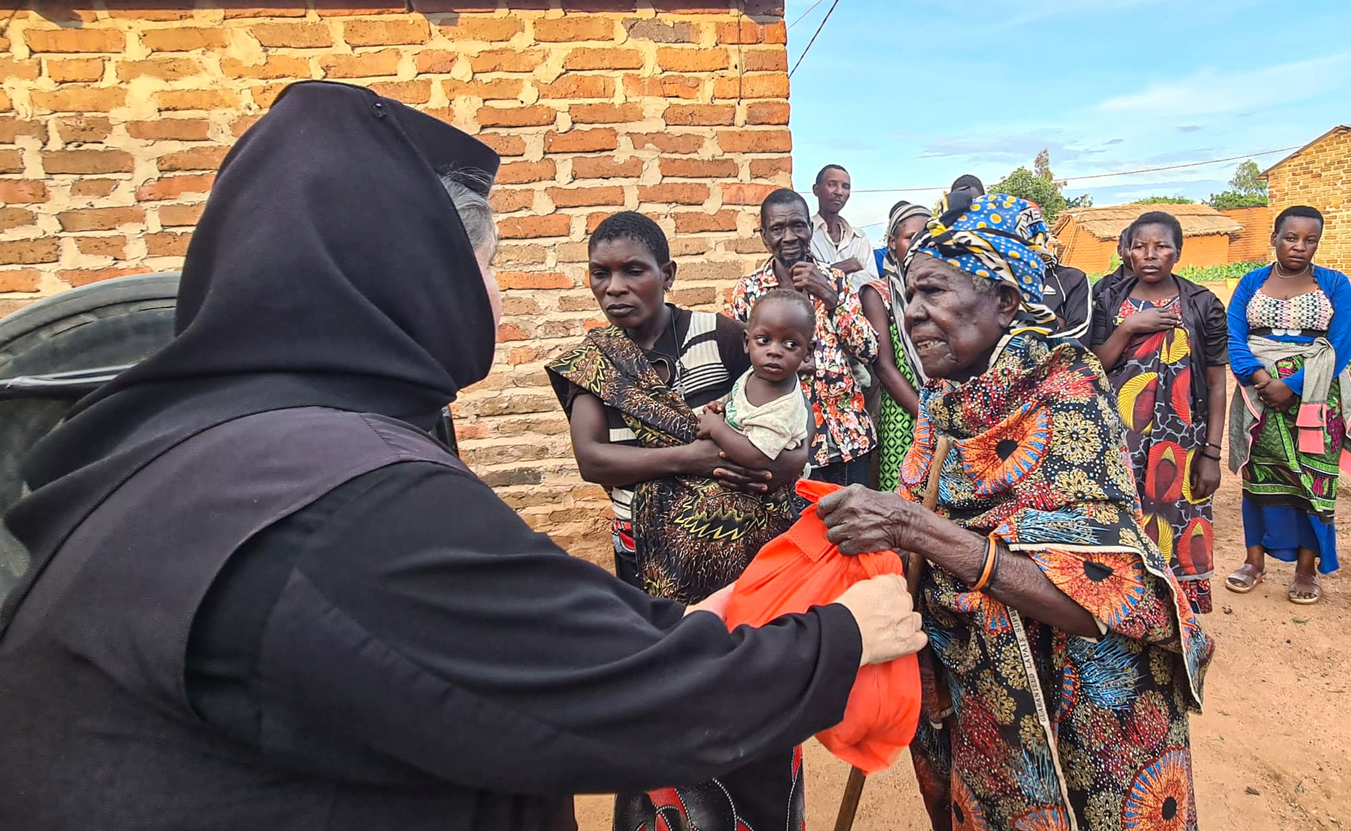 Casele din satul Mbumi