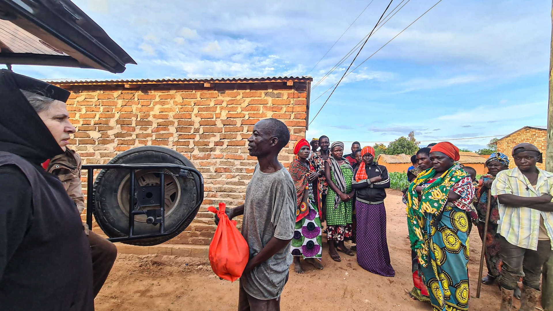 Casele din satul Mbumi