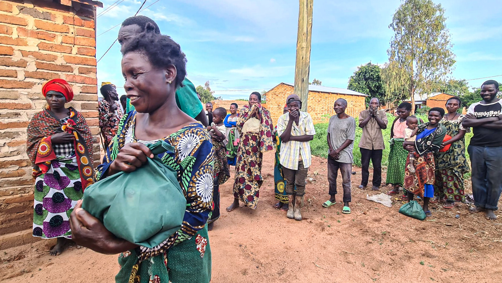 Casele din satul Mbumi