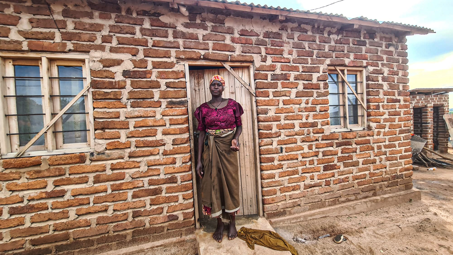 Casele din satul Mbumi