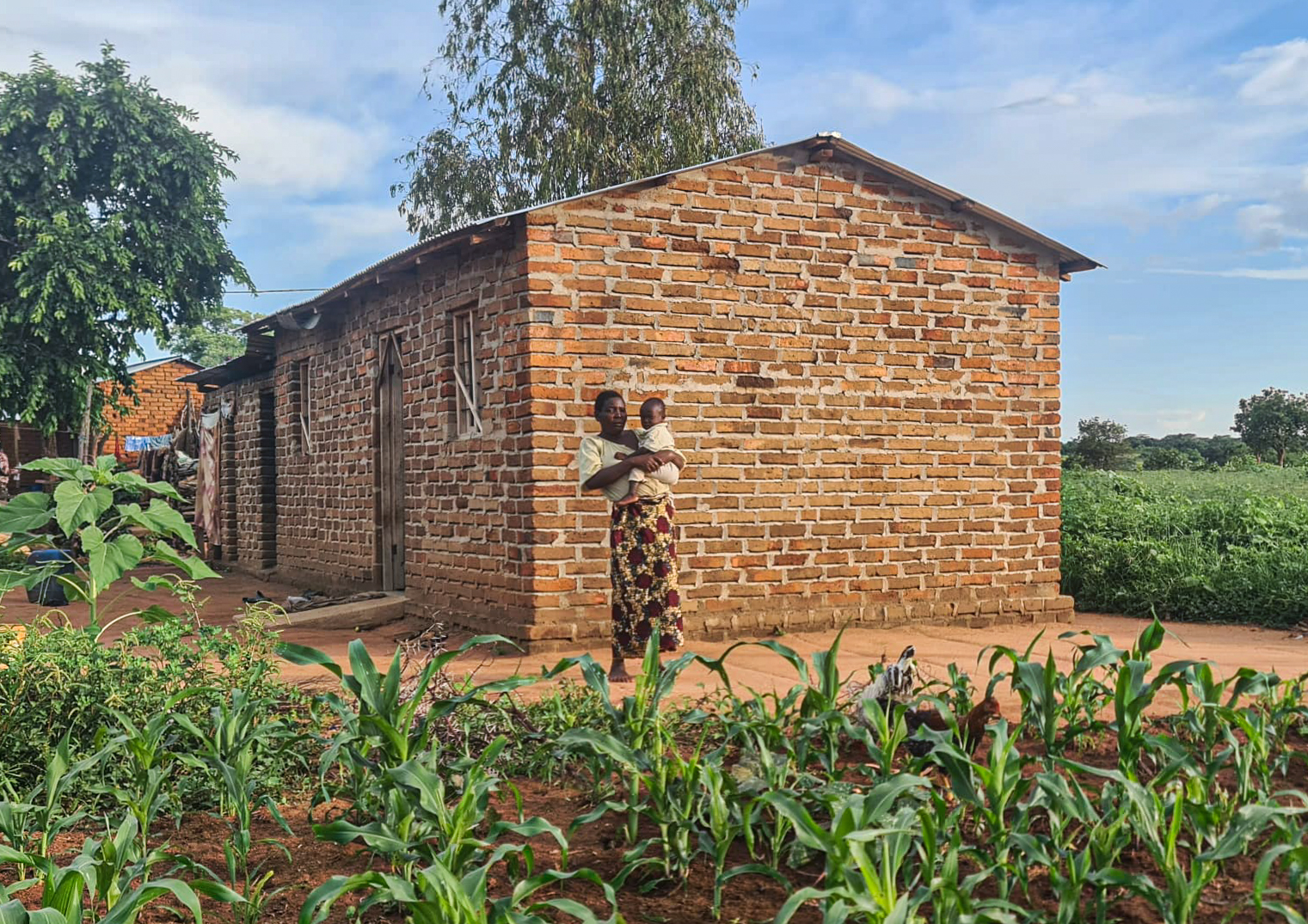 Casele din satul Mbumi