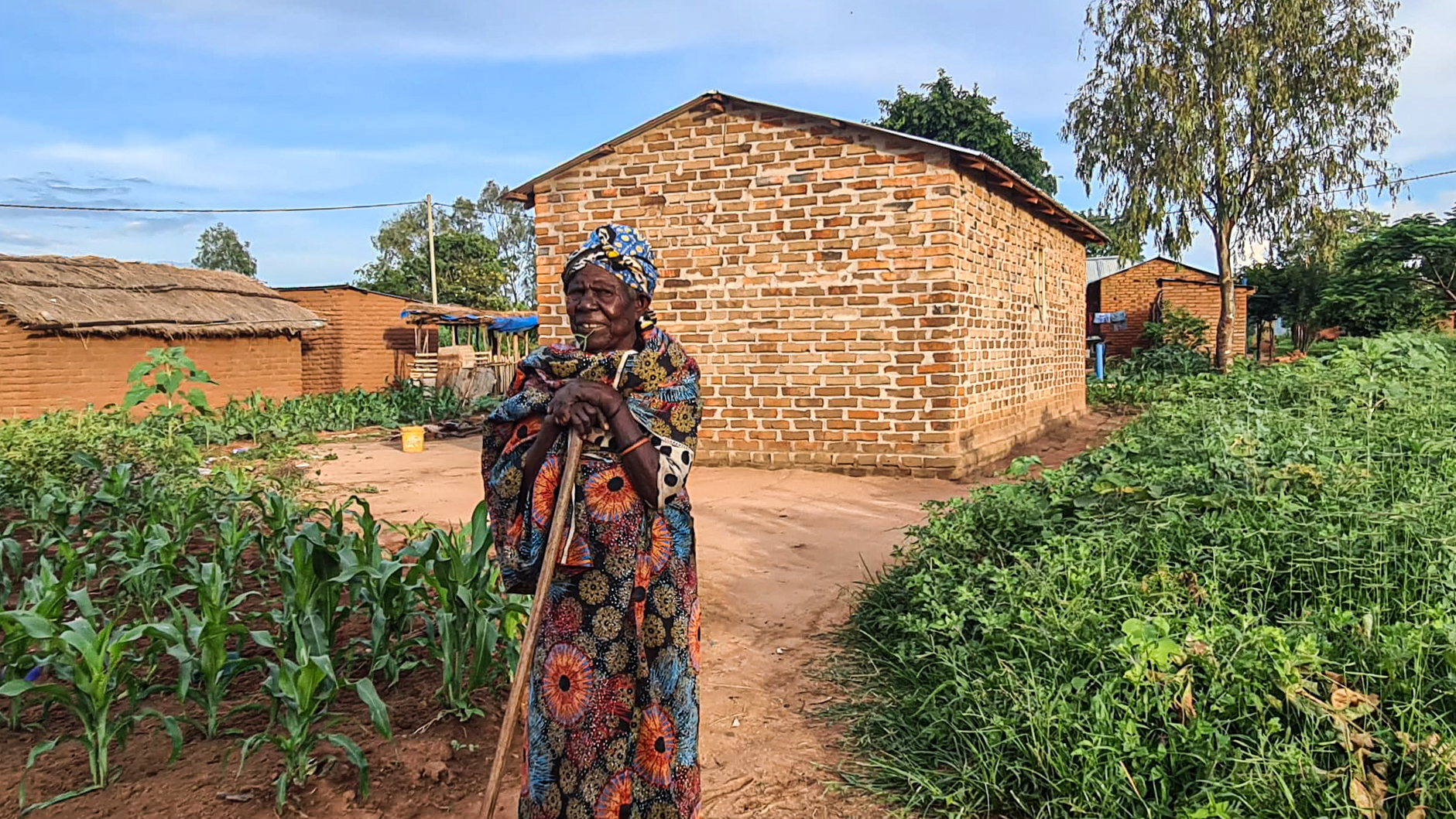 Casele din satul Mbumi