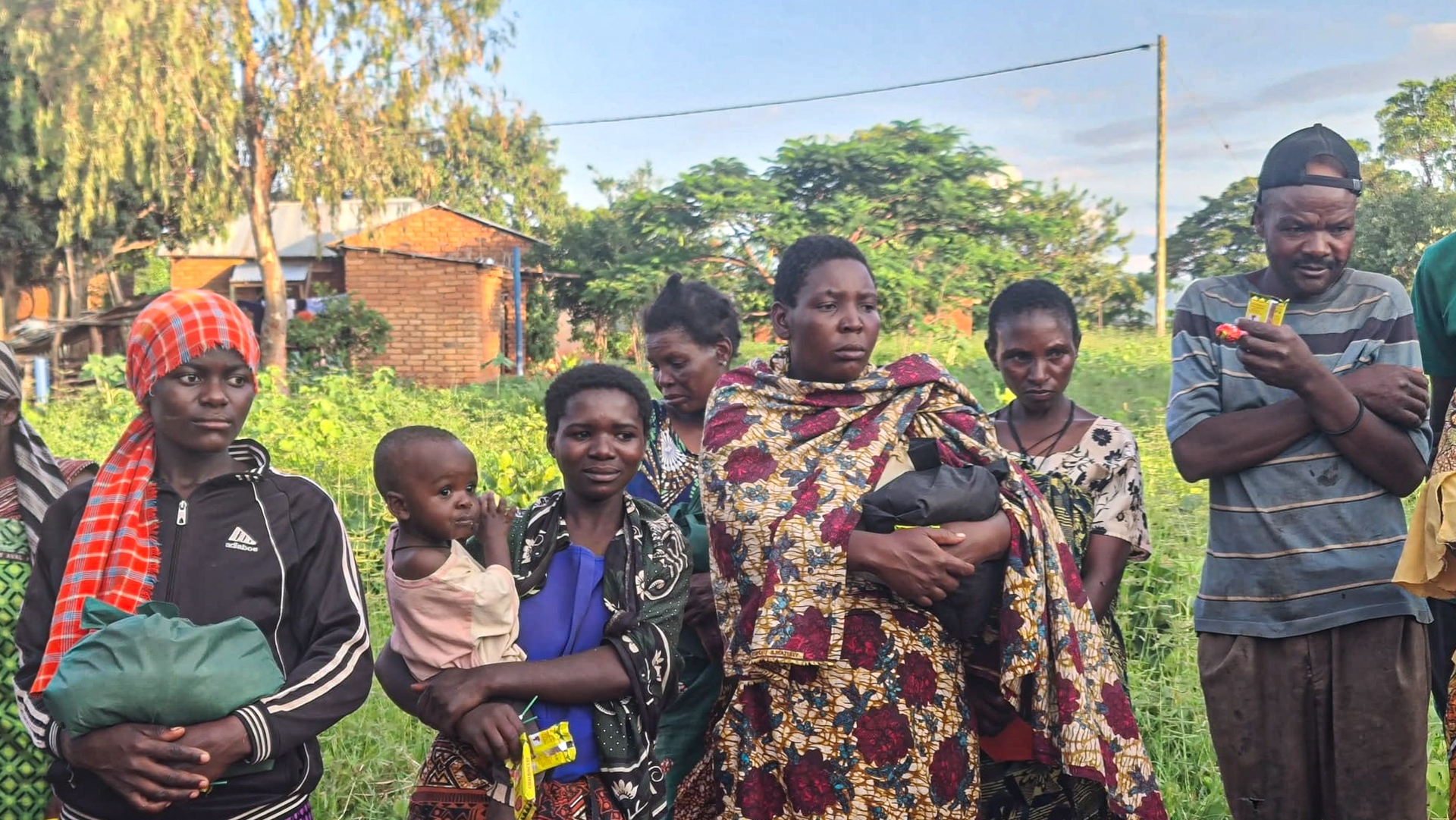 Casele din satul Mbumi