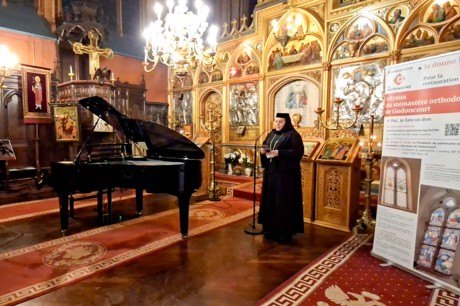 Concert caritabil la Paris pentru susținerea Mănăstirii Godoncourt și promovarea valorilor românești