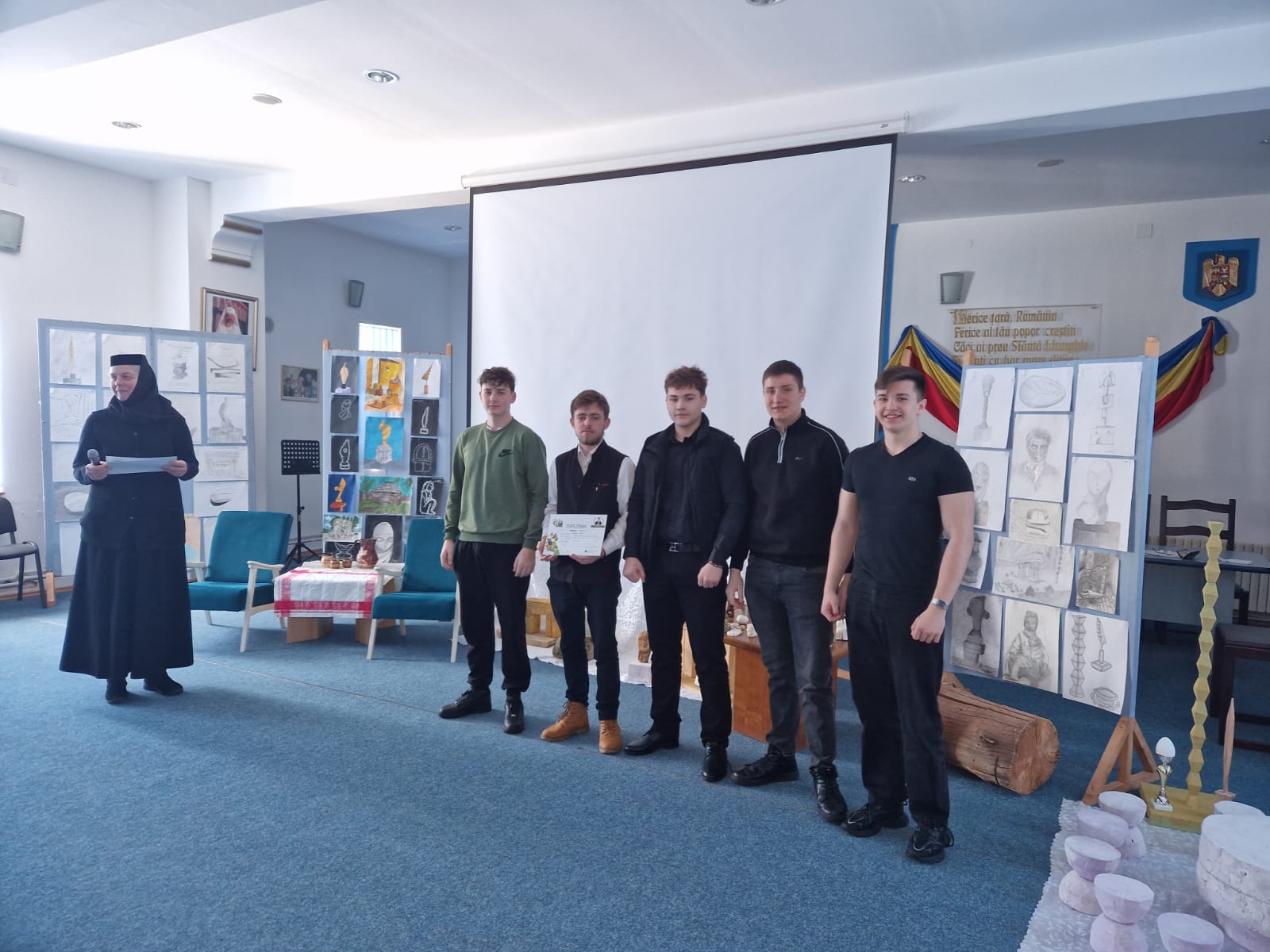 Elevii de la Seminarul Teologic Mănăstirea Neamț au participat la concursul „Tinerii Antreprenori”