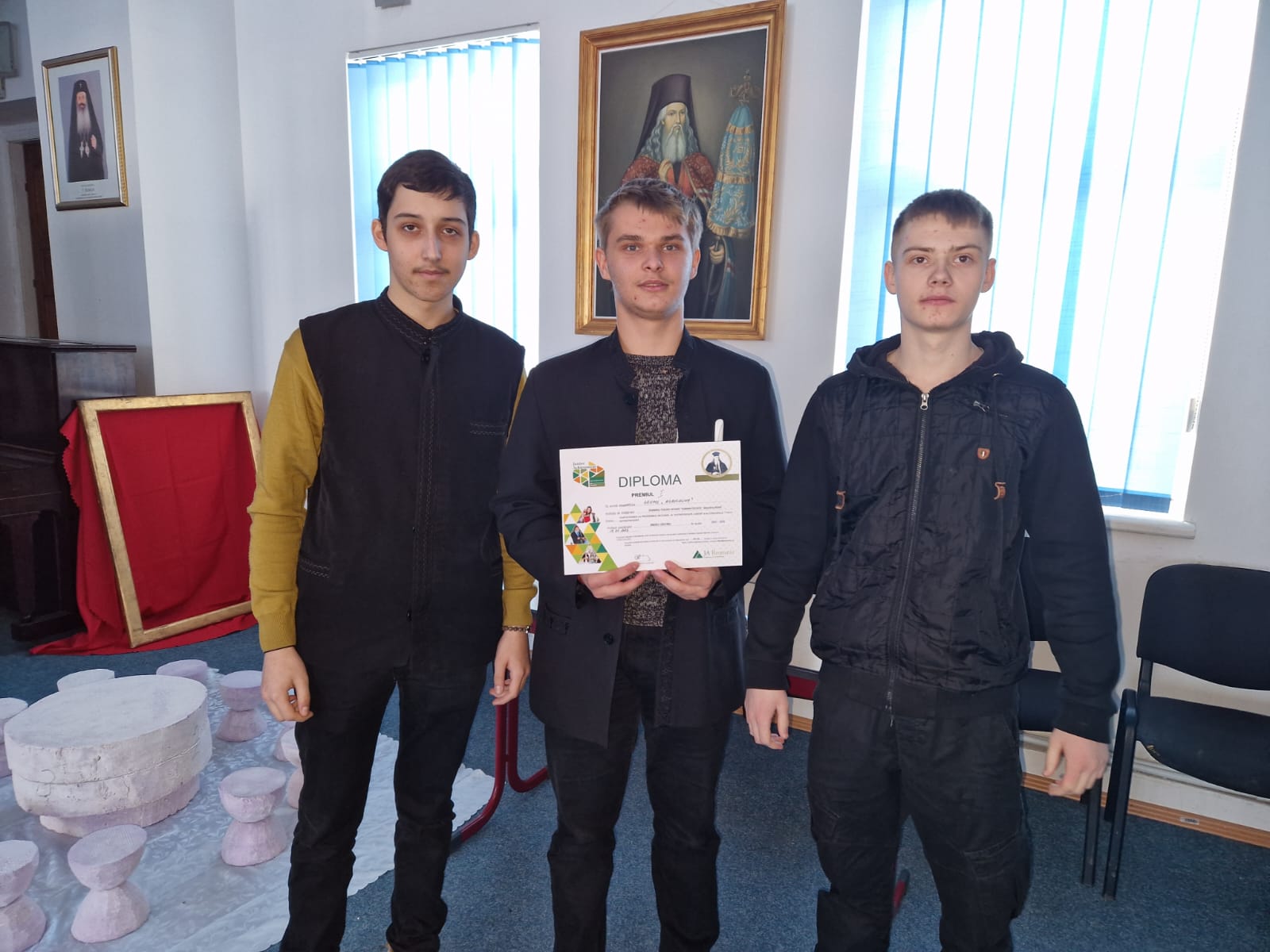 Elevii de la Seminarul Teologic Mănăstirea Neamț au participat la concursul „Tinerii Antreprenori”